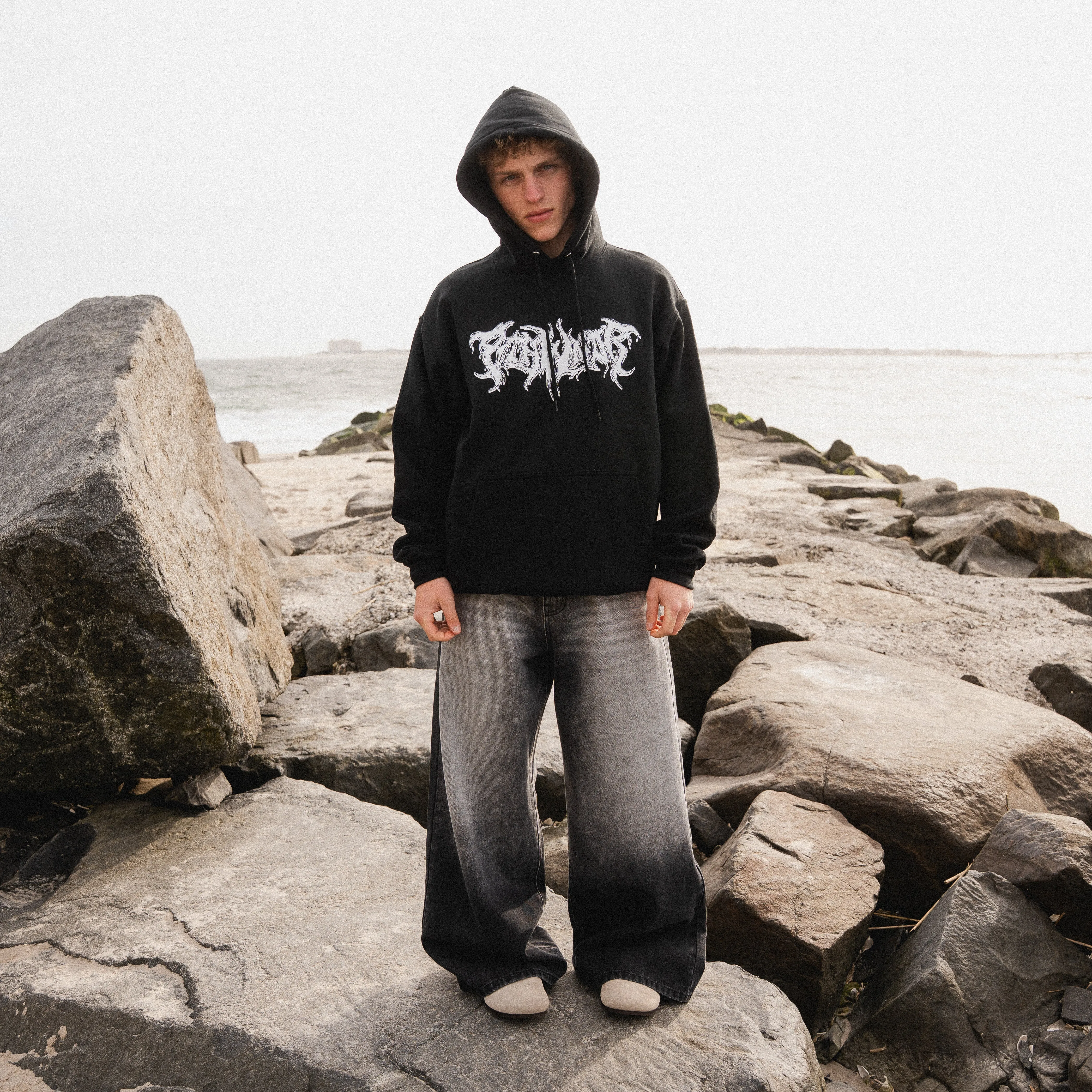 PLAGUE LOGO HOODIE BLACK sold by 8thwndr product image thumbnail 4