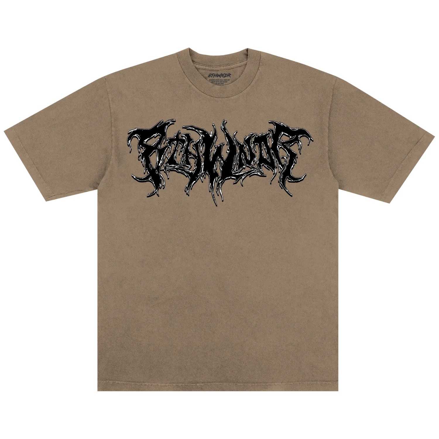 PLAGUE LOGO TEE VINTAGE BROWN sold by 8thwndr