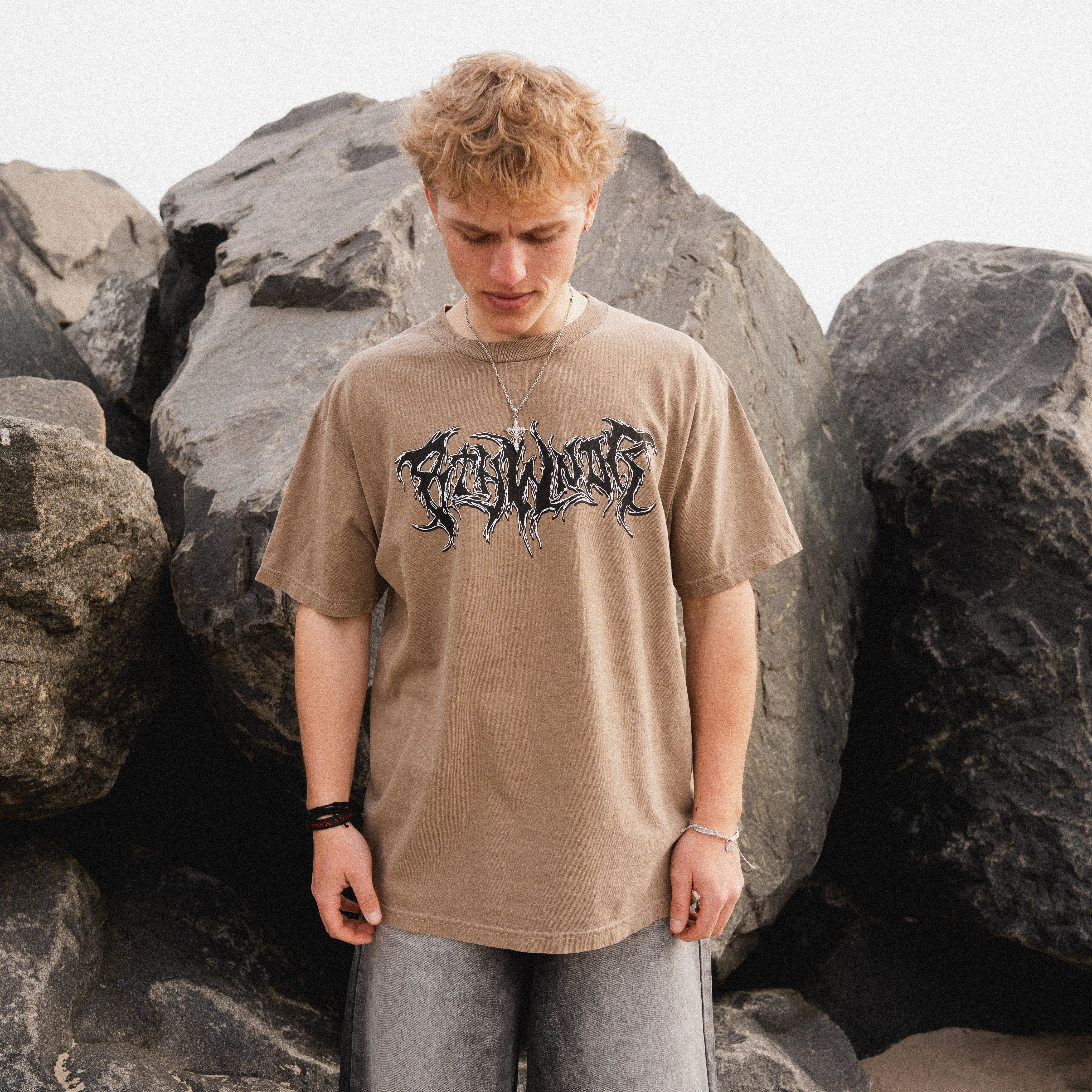 PLAGUE LOGO TEE VINTAGE BROWN sold by 8thwndr product image thumbnail 5