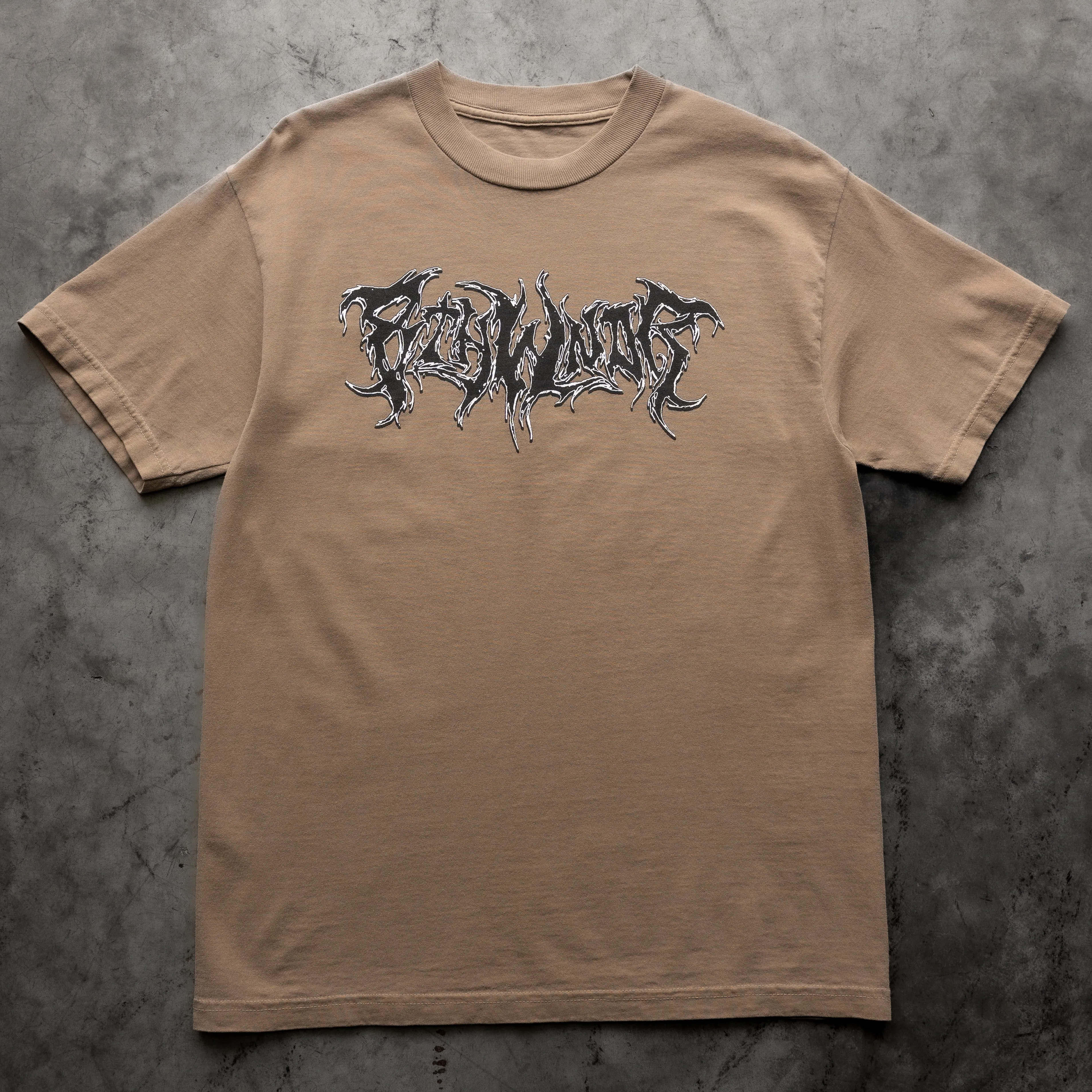 PLAGUE LOGO TEE VINTAGE BROWN sold by 8thwndr product image thumbnail 2