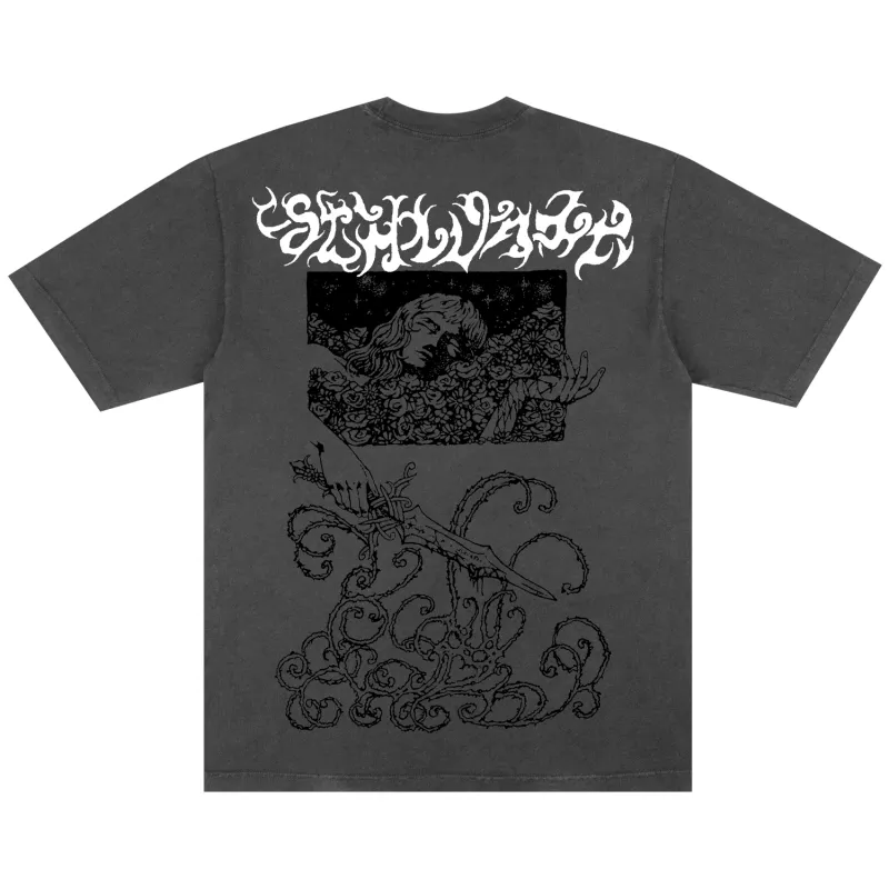 A GIRL IS A DAGGER TEE VINTAGE BLACK sold by 8thwndr