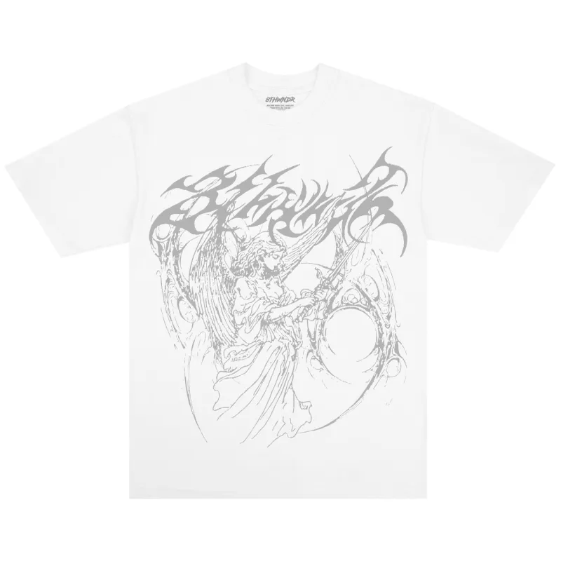 WINGED ANGEL TEE WHITE sold by 8thwndr
