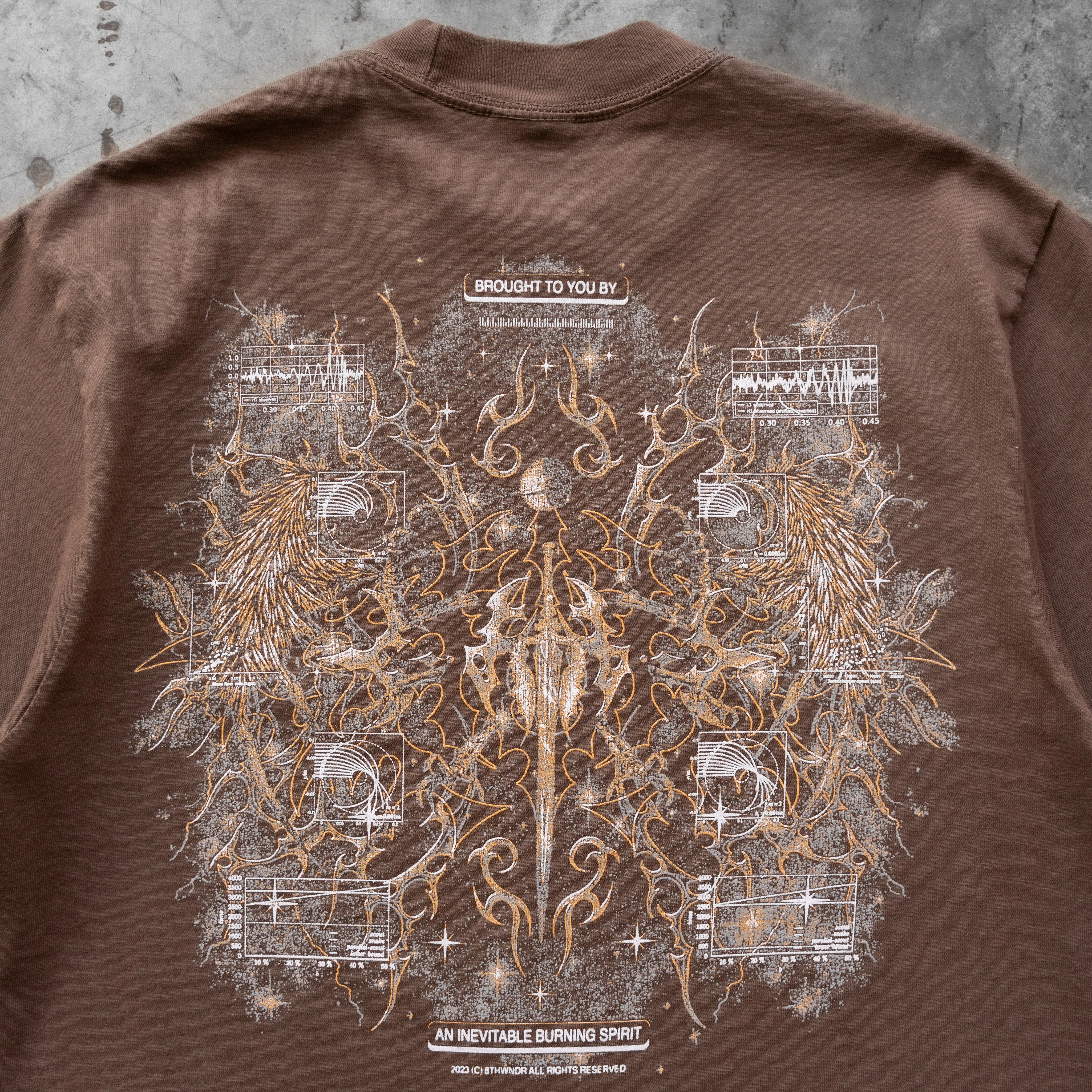 CYBERHEAVEN V3 TEE BROWN sold by 8thwndr product image thumbnail 5