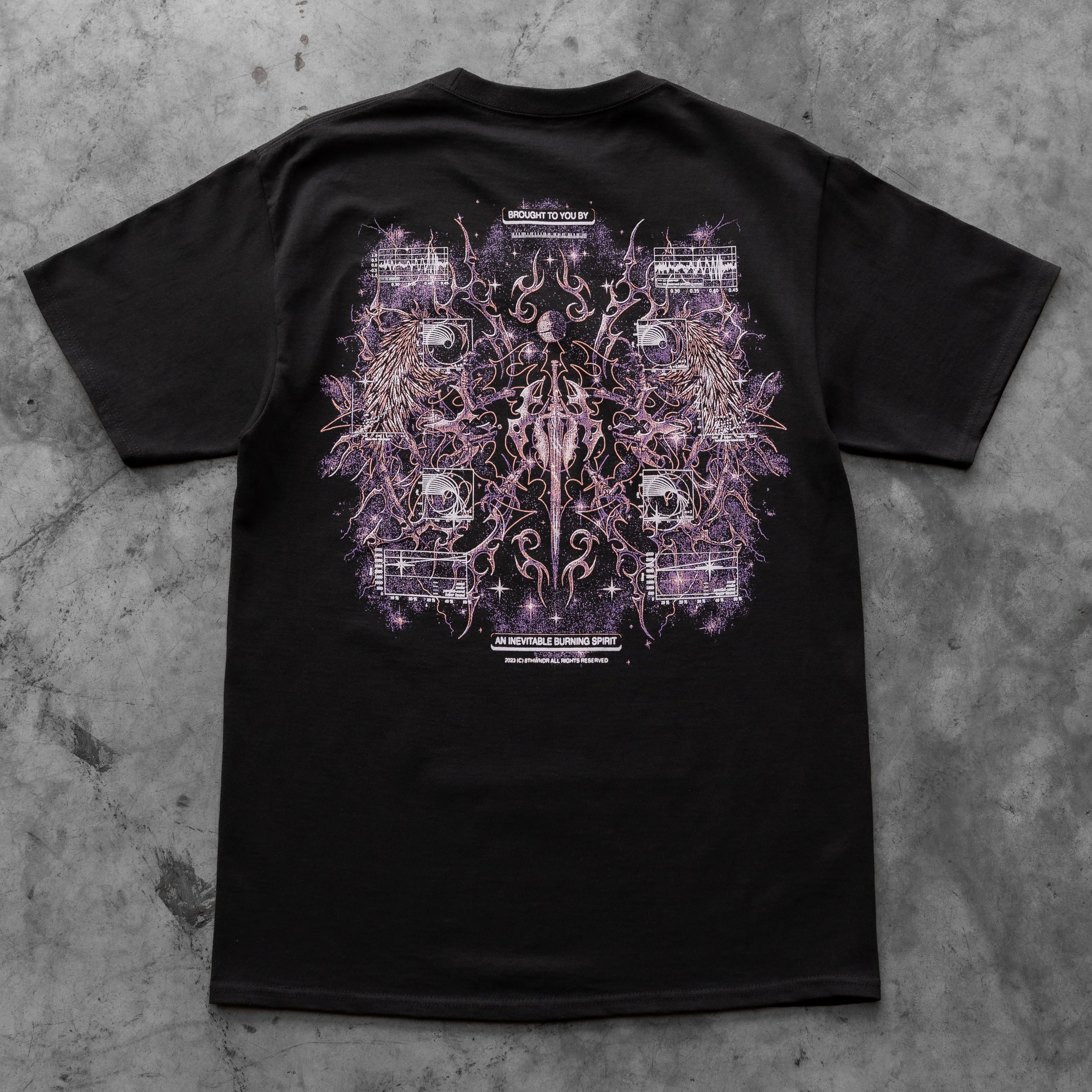 CYBERHEAVEN V3 TEE BLACK sold by 8thwndr product image thumbnail 3