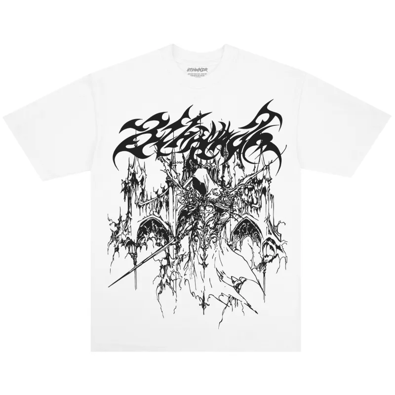 SIGIL KNIGHT TEE WHITE sold by 8thwndr