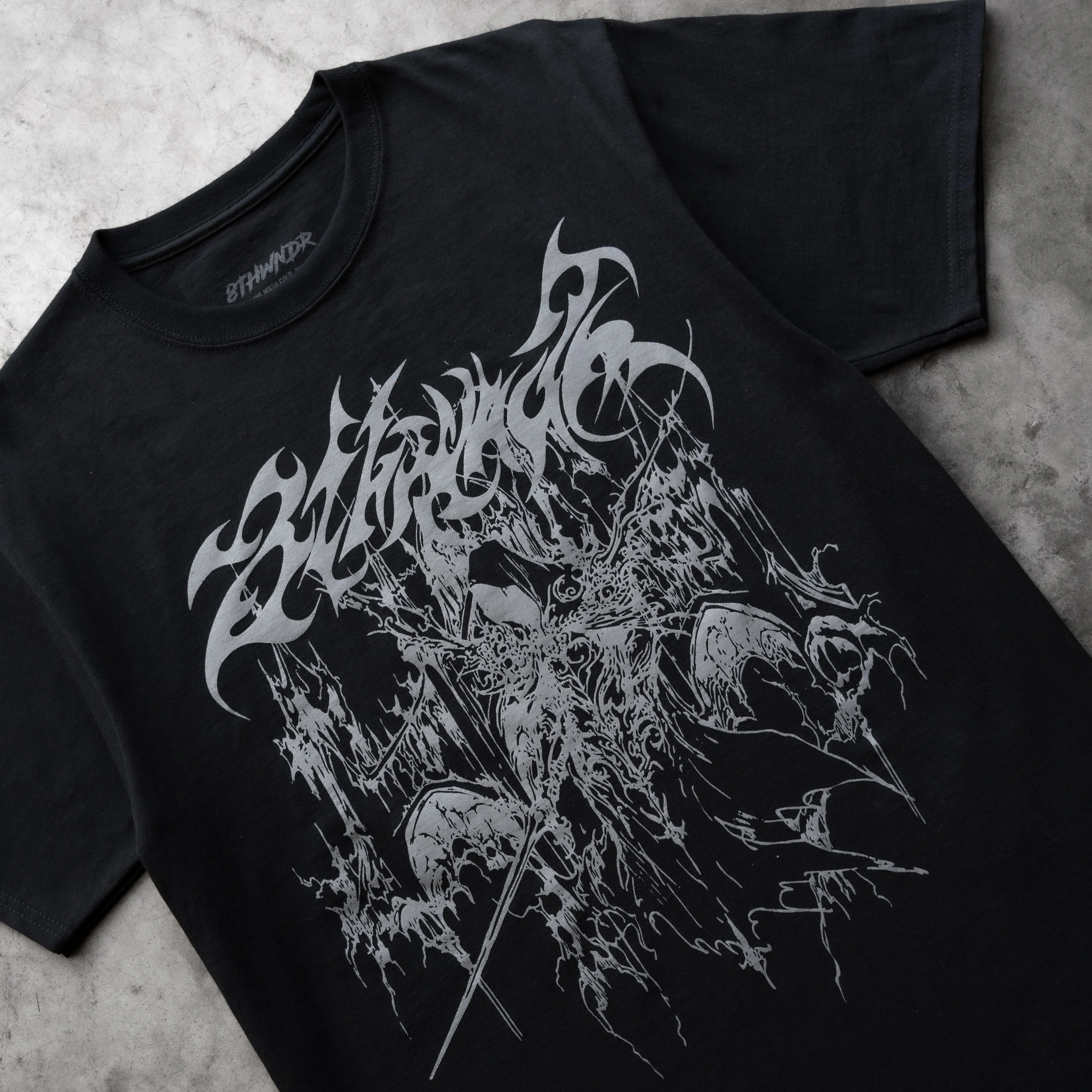 SIGIL KNIGHT TEE BLACK sold by 8thwndr product image thumbnail 3