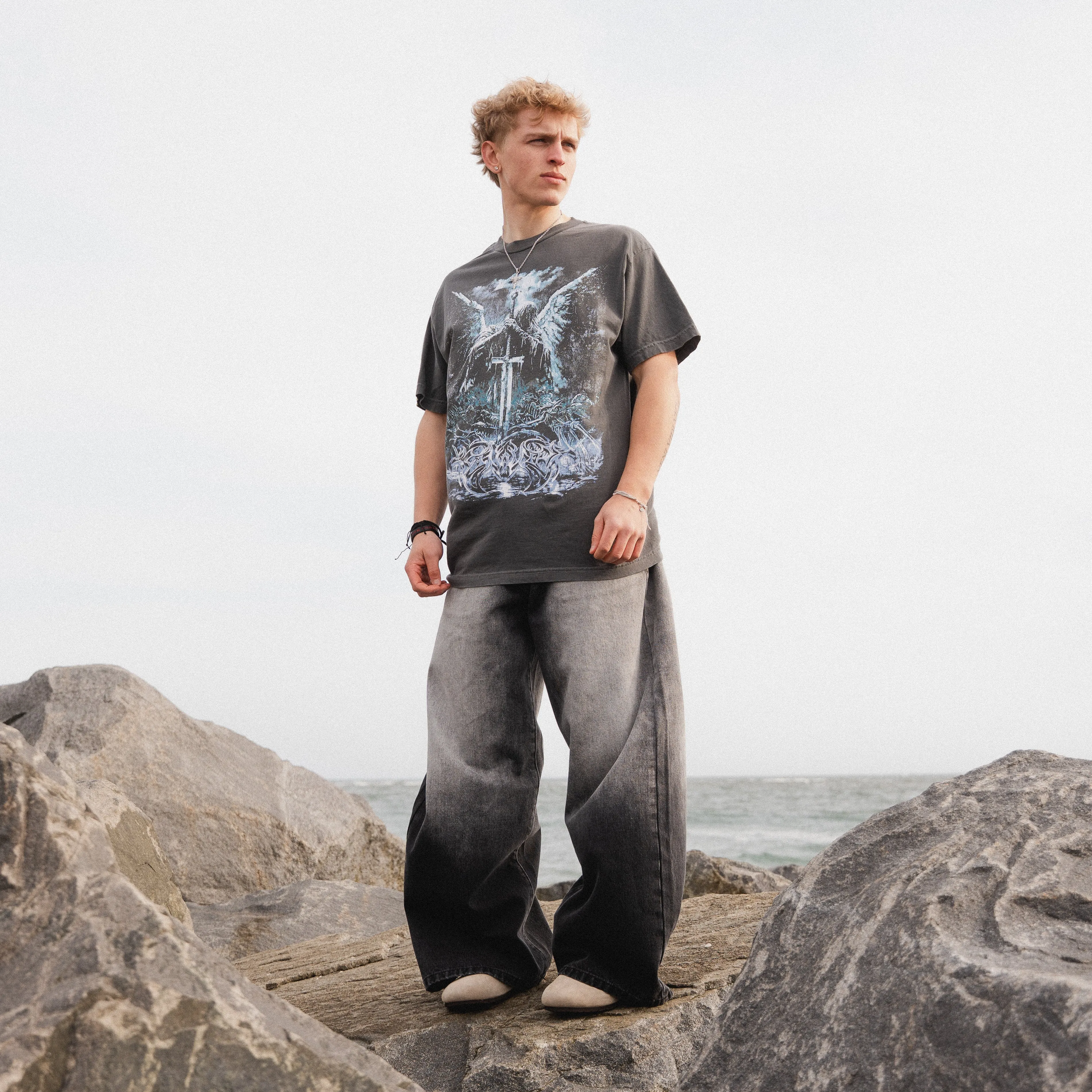 SWORD OF HEAVEN TEE VINTAGE BLACK sold by 8thwndr product image thumbnail 5