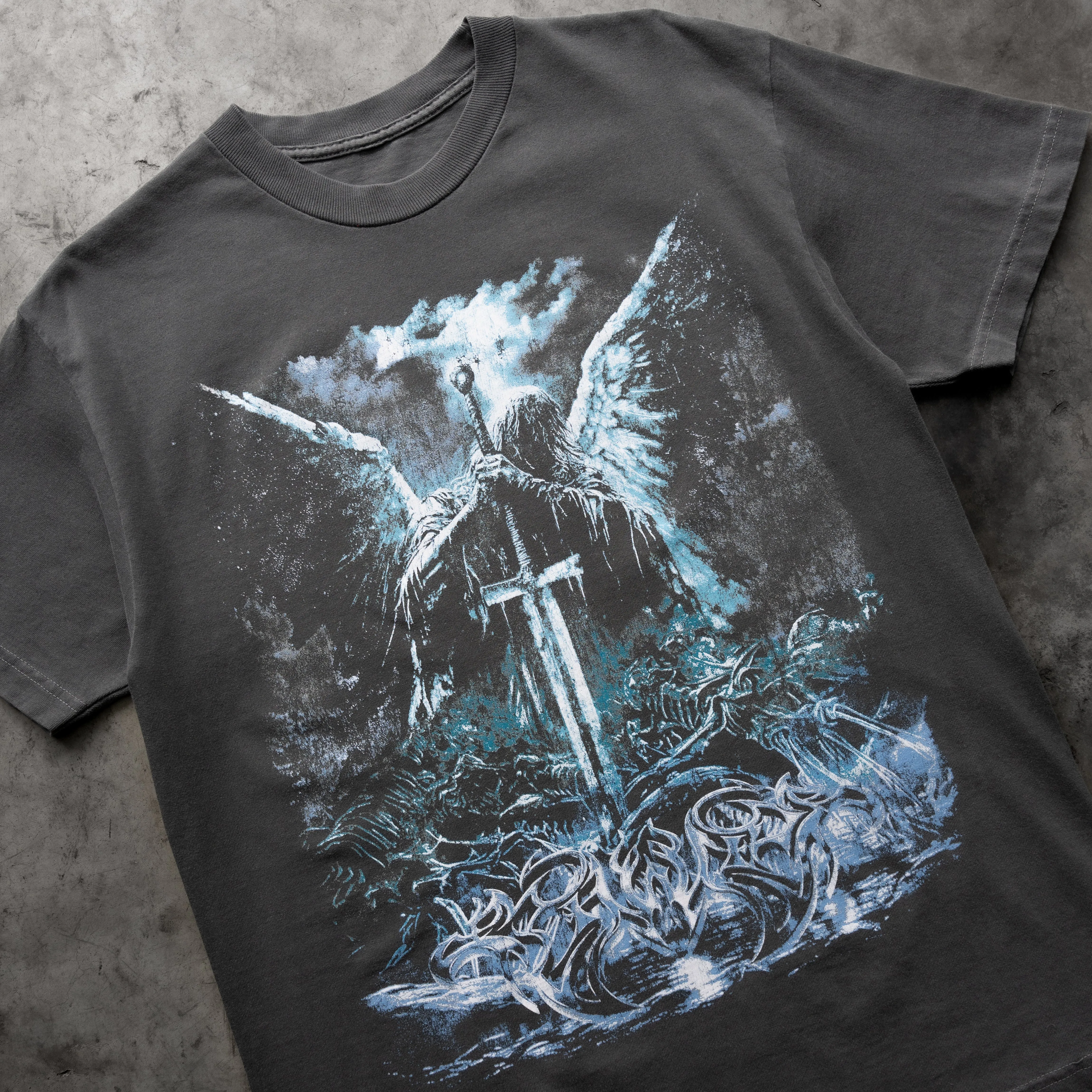 SWORD OF HEAVEN TEE VINTAGE BLACK sold by 8thwndr product image thumbnail 3