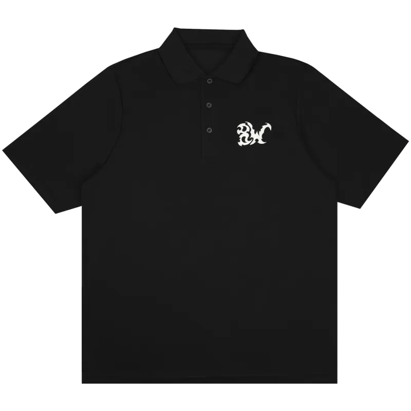 8W PIQUE PERFORMANCE POLO BLACK sold by 8thwndr