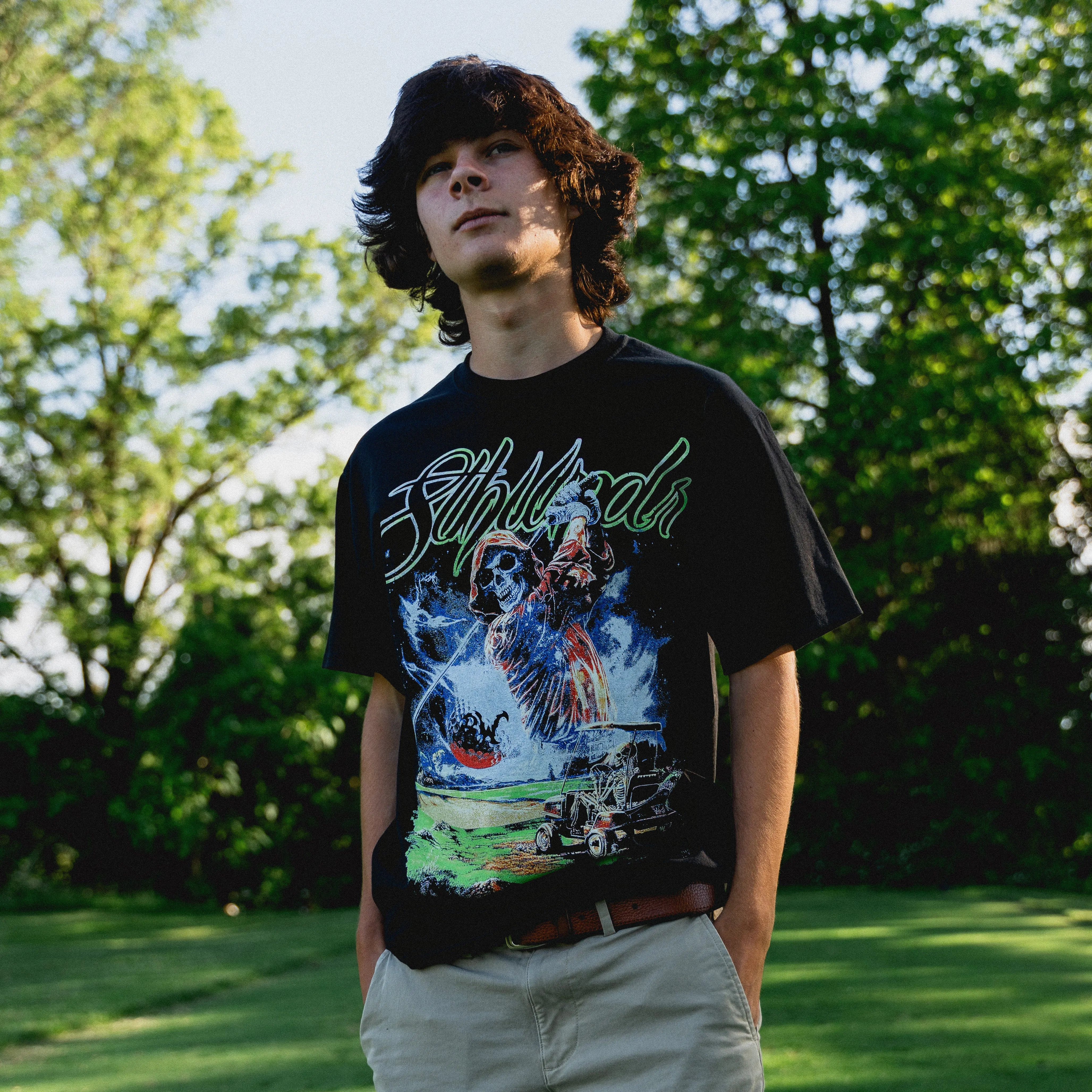 GOLF REAPER TEE BLACK sold by 8thwndr product image thumbnail 5