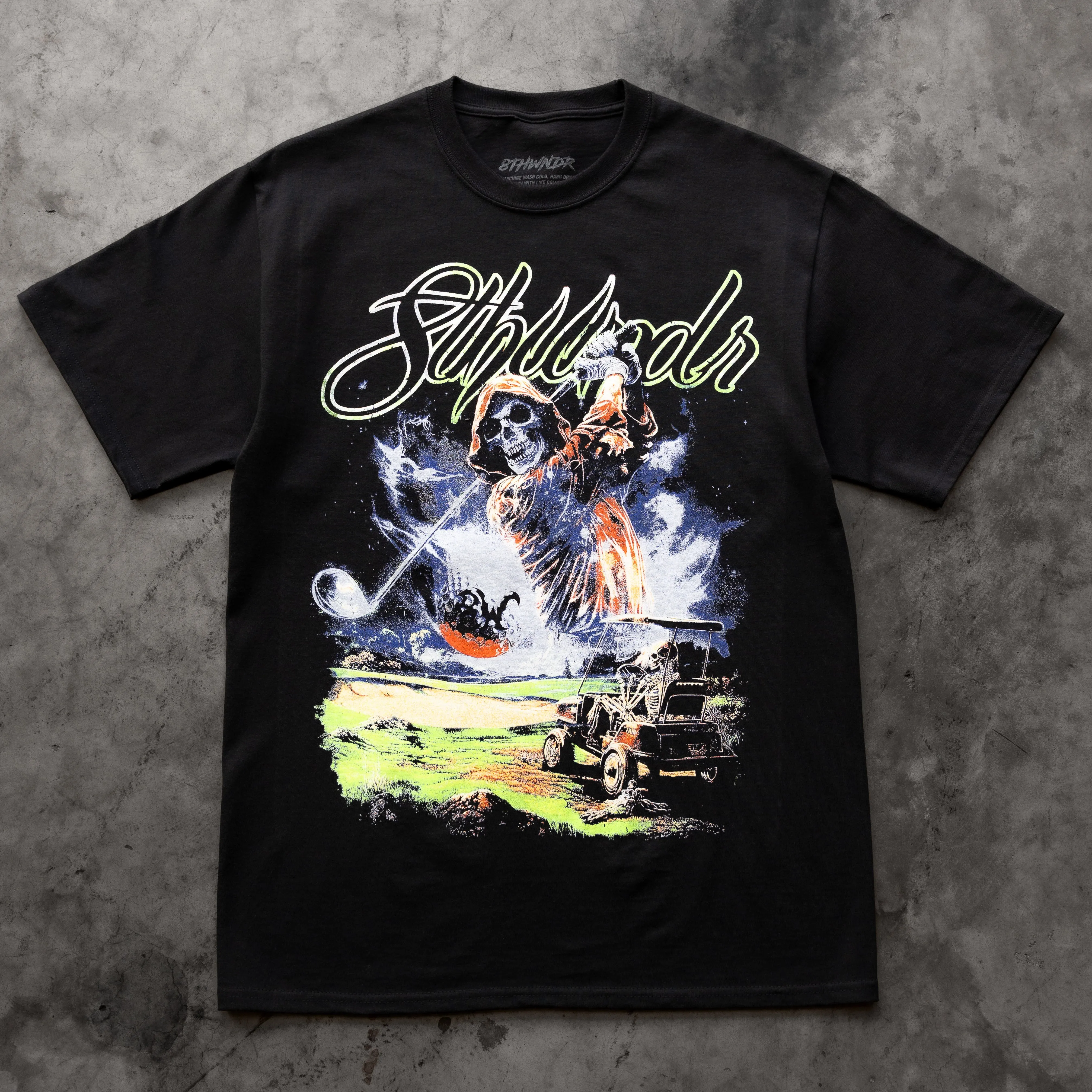 GOLF REAPER TEE BLACK sold by 8thwndr product image thumbnail 2