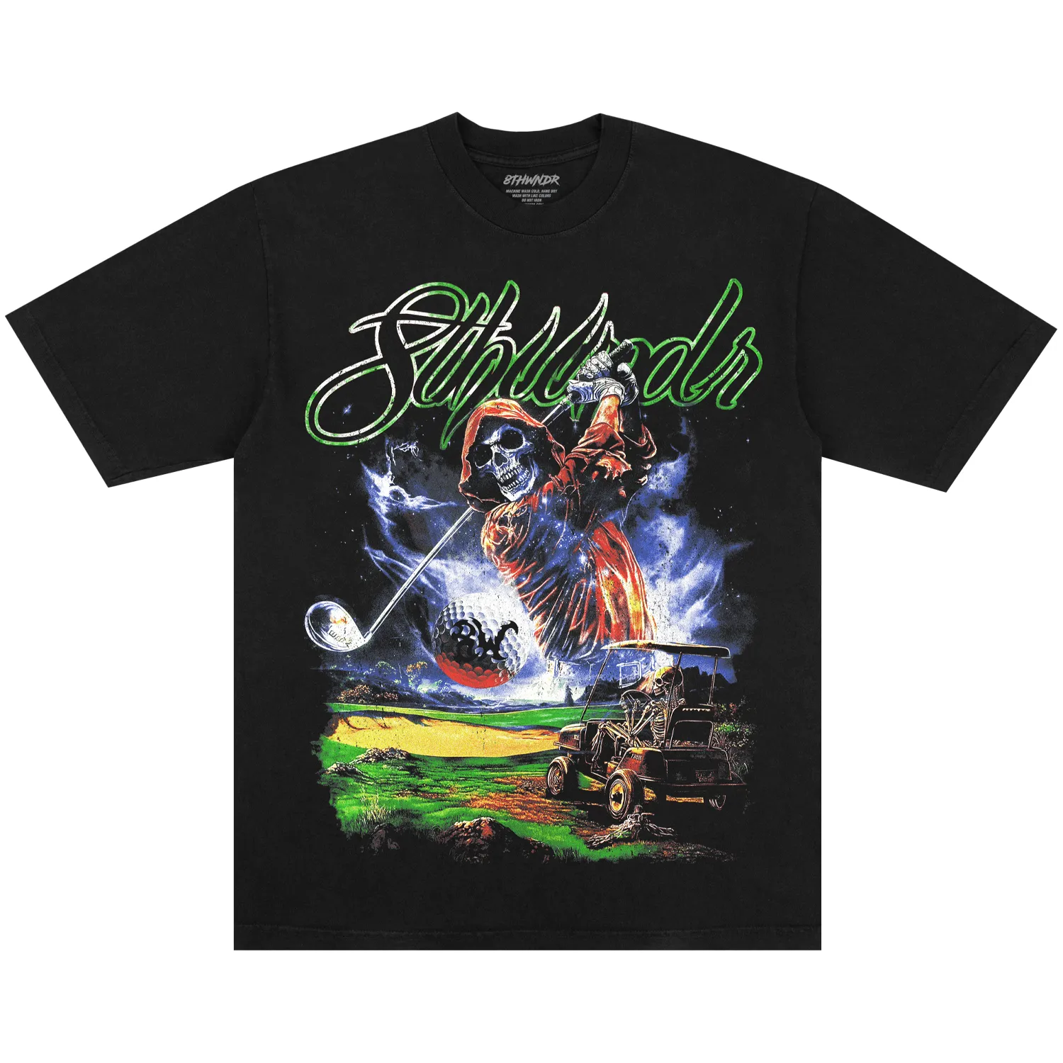 GOLF REAPER TEE BLACK sold by 8thwndr