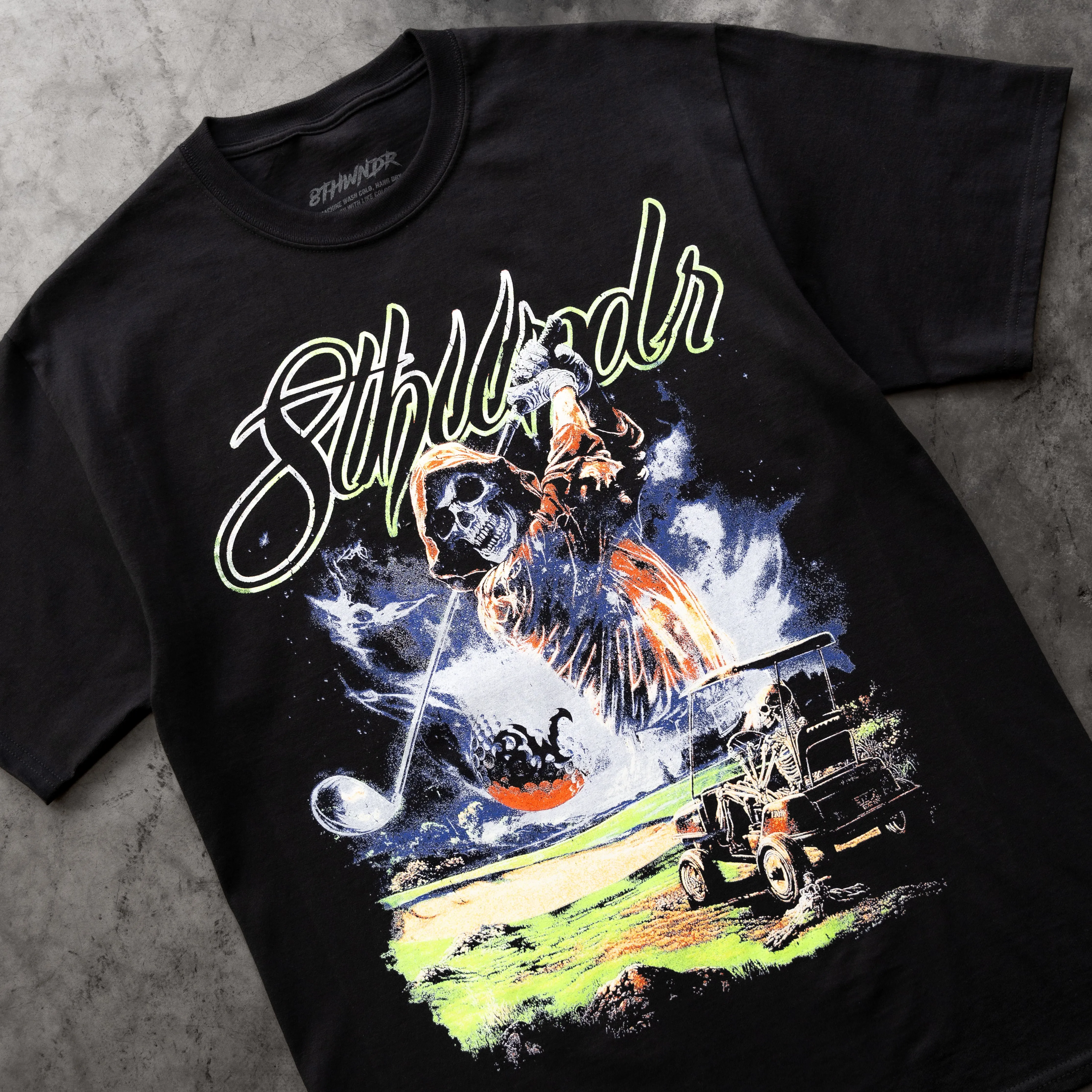 GOLF REAPER TEE BLACK sold by 8thwndr product image thumbnail 3