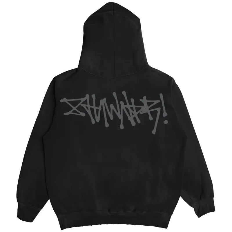 THROWIE GRAFFITI ZIP UP BLACK sold by 8thwndr