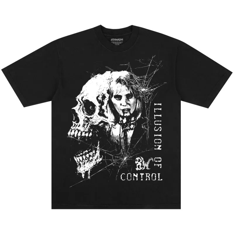 ILLUSION OF CONTROL TEE BLACK sold by 8thwndr