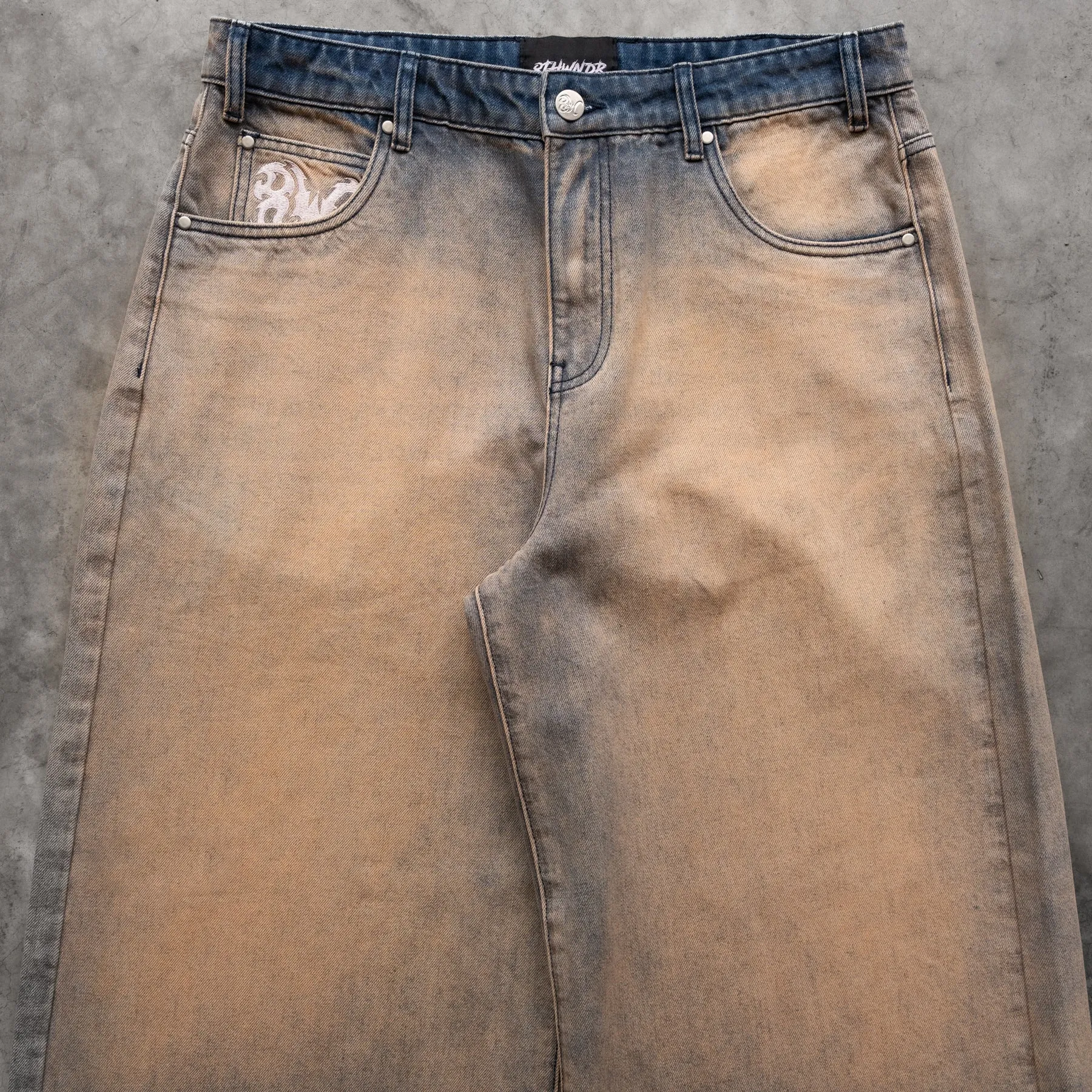 8W MUD WASH BAGGY JEANS sold by 8thwndr product image thumbnail 5