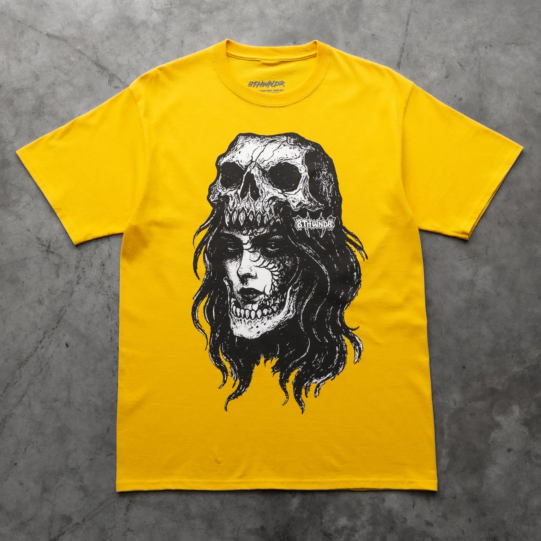 SKULL WOMAN TEE YELLOW sold by 8thwndr product image thumbnail 2