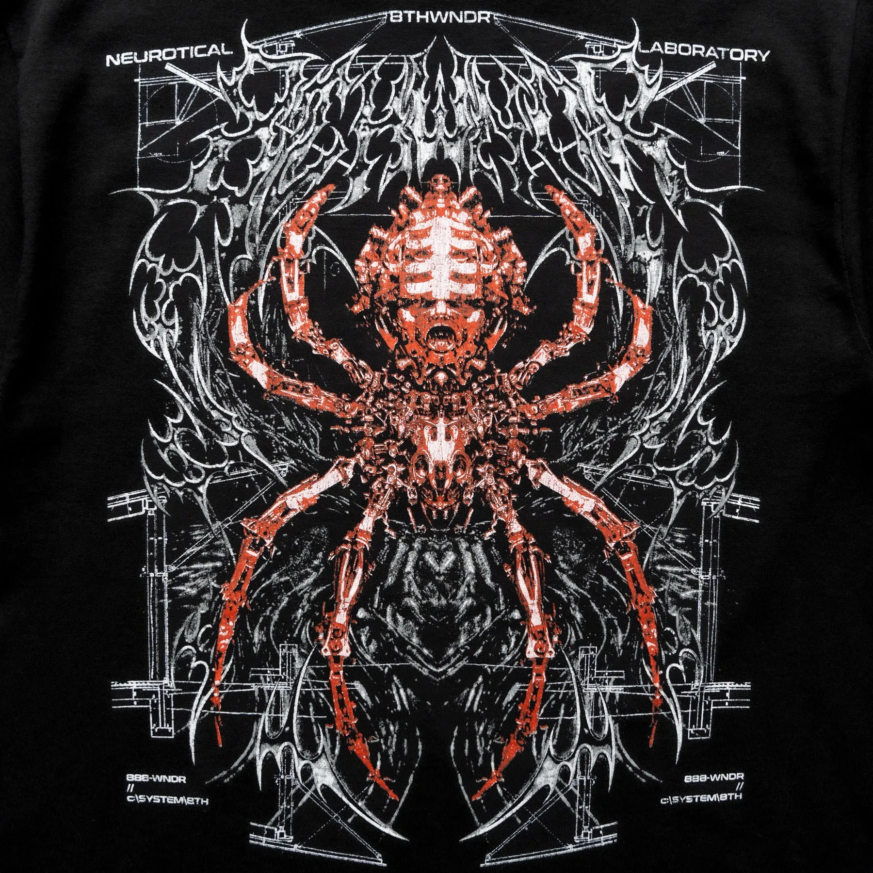 CYBER SPIDER TEE BLACK sold by 8thwndr product image thumbnail 5
