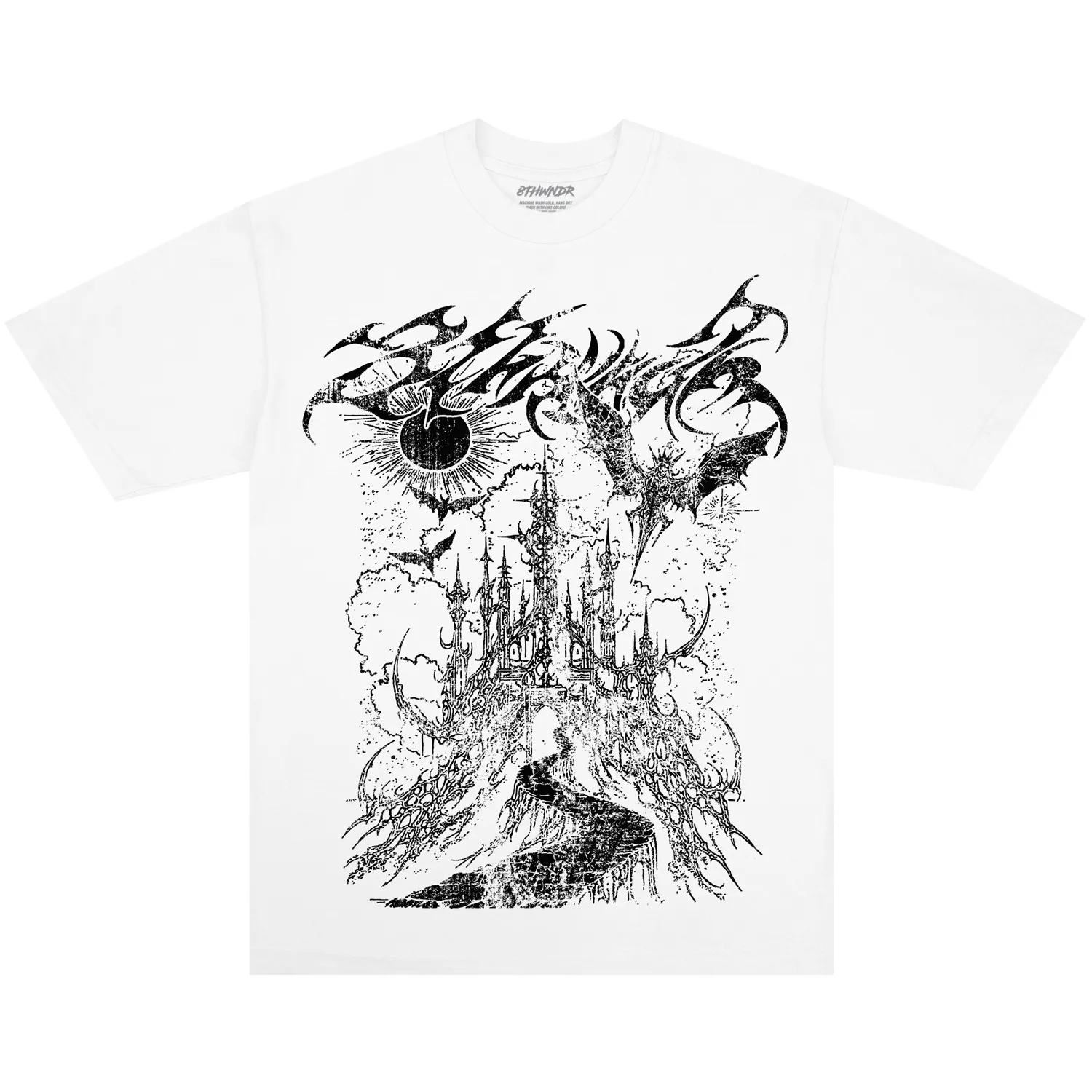 SIGIL CASTLE TEE WHITE sold by 8thwndr