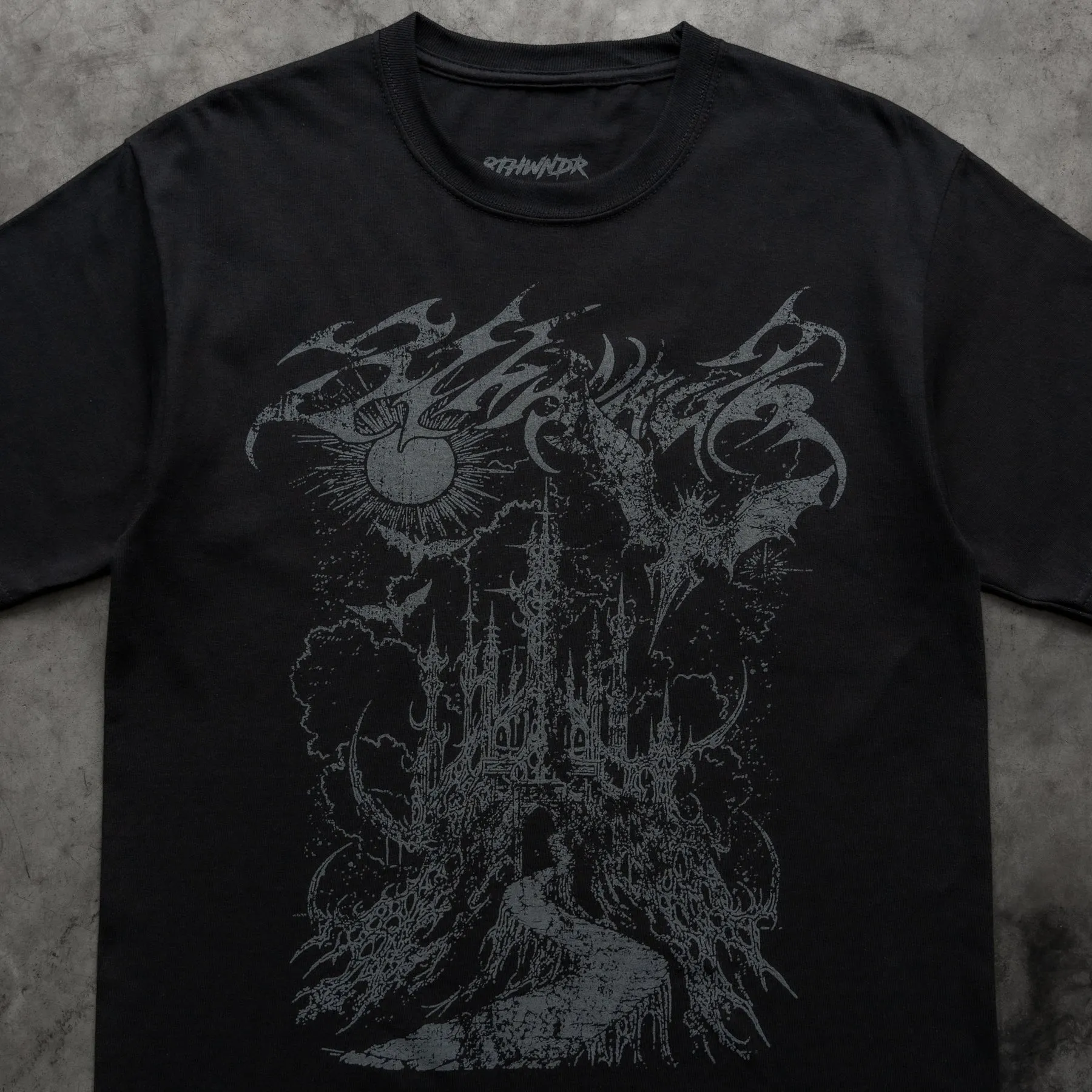 SIGIL CASTLE TEE BLACK sold by 8thwndr product image thumbnail 3