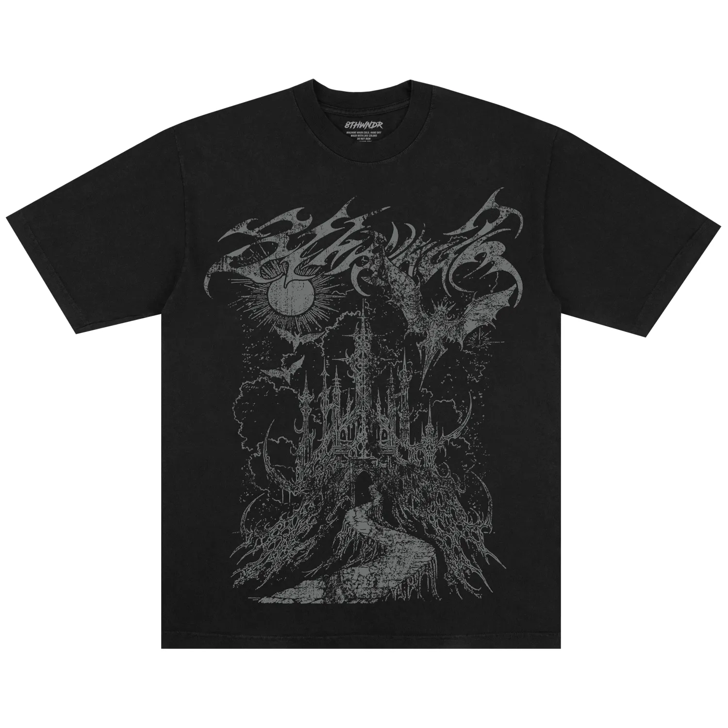 SIGIL CASTLE TEE BLACK sold by 8thwndr