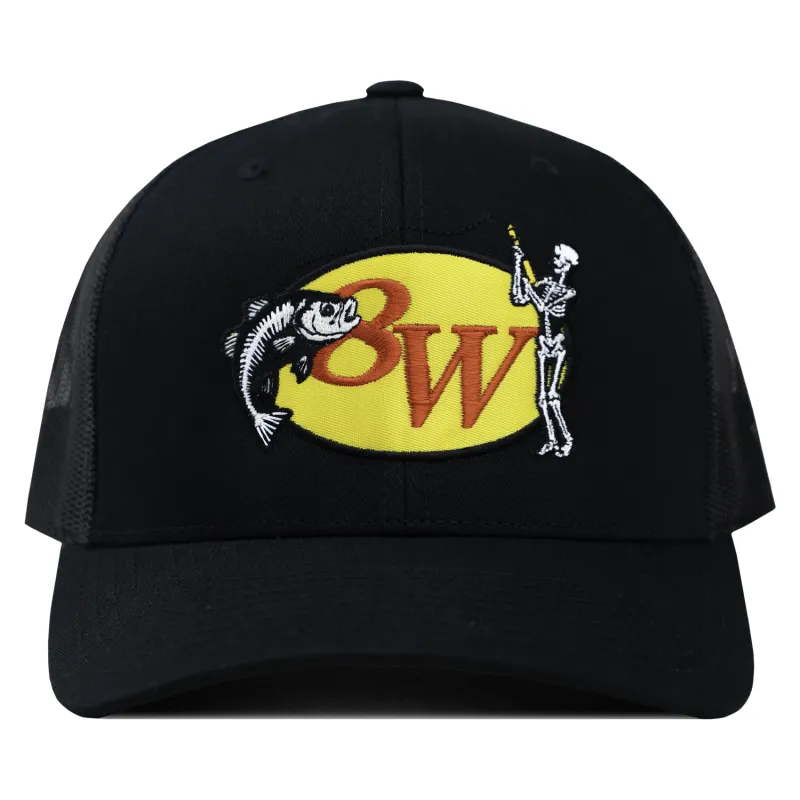 8W BLACK FISHING TRUCKER HAT sold by 8thwndr