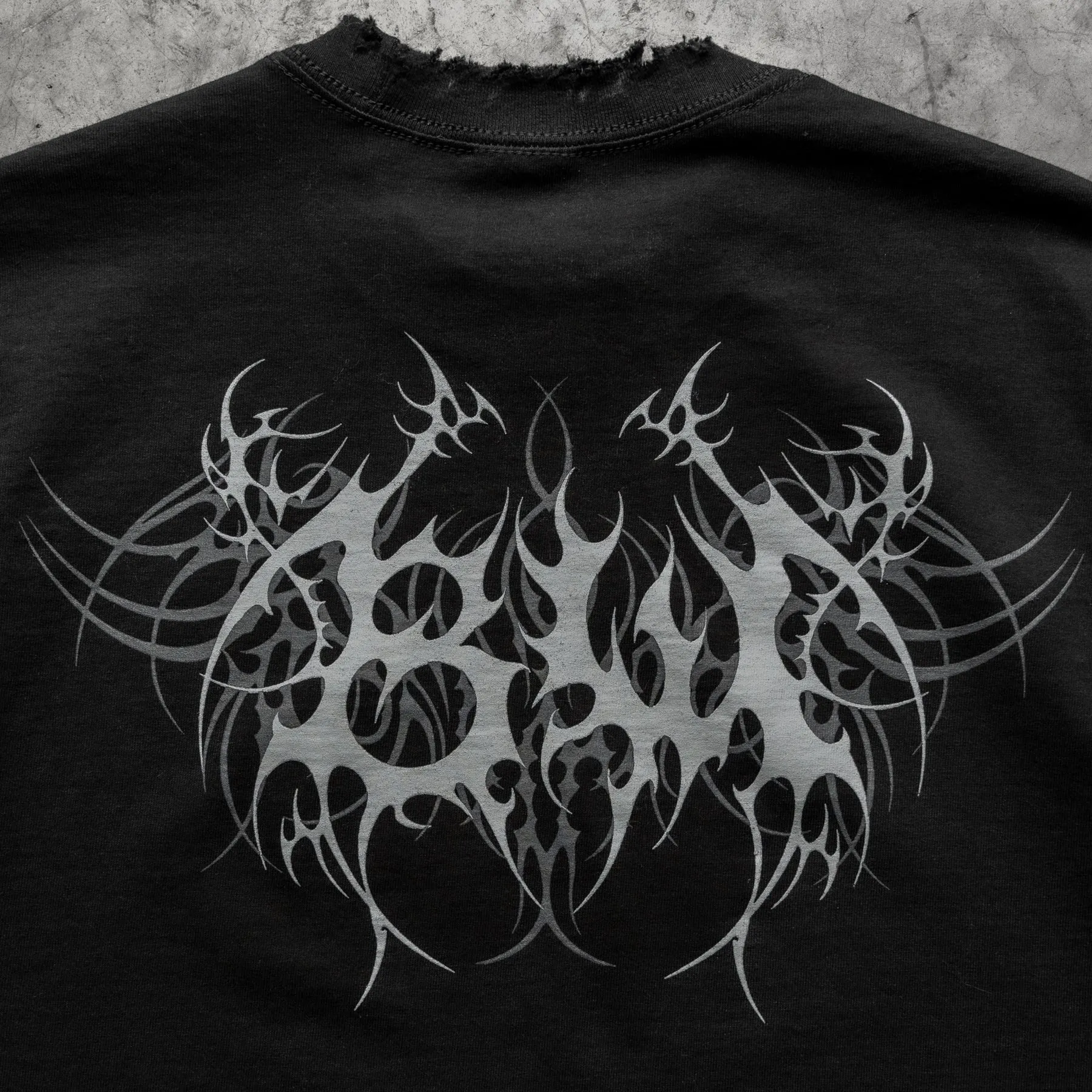 TRIBAL 8W DISTRESSED TEE BLACK sold by 8thwndr product image thumbnail 5