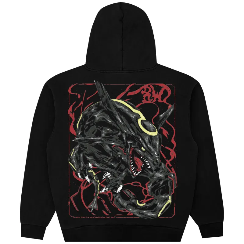 EVOLVING SKIES HOODIE BLACK V2 made by 8thwndr