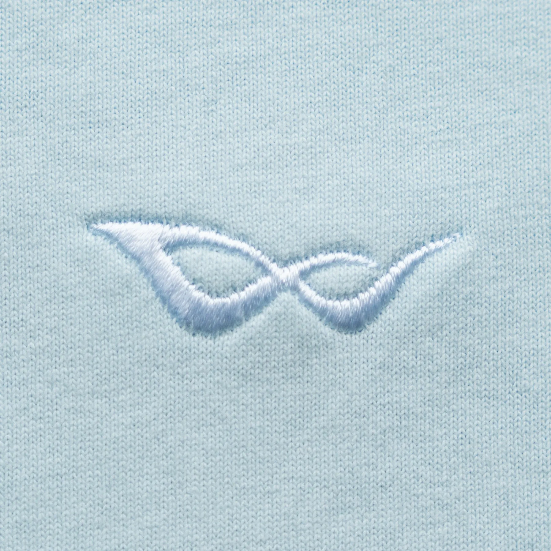 BASIC EMBROIDERED TEE LIGHT BLUE sold by 8thwndr product image thumbnail 3