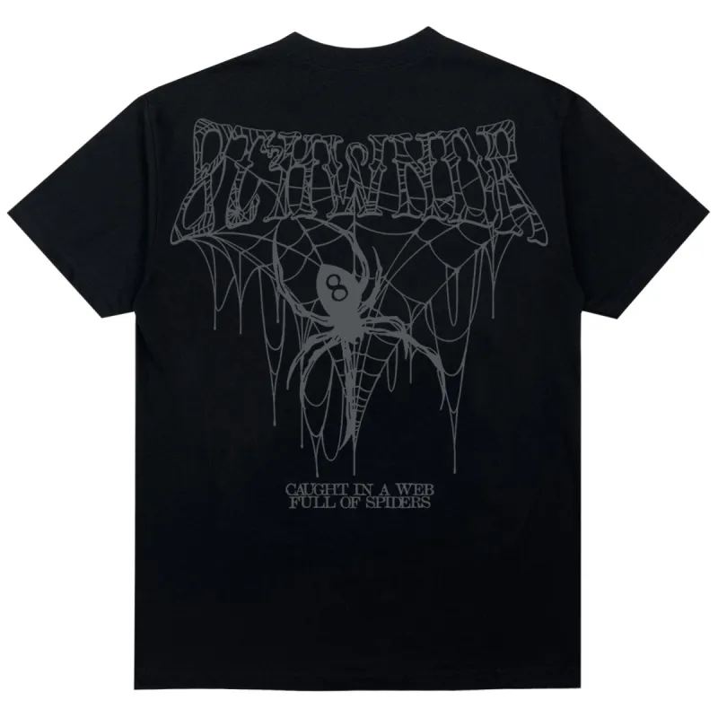 SPIDER WEB TEE BLACK sold by 8thwndr
