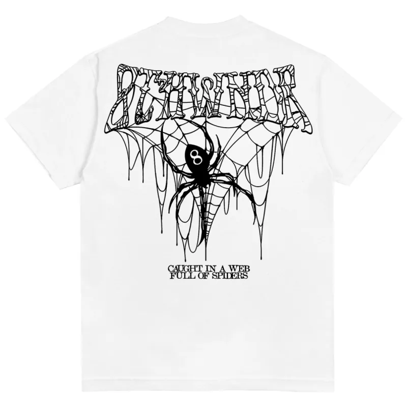 SPIDER WEB TEE WHITE sold by 8thwndr