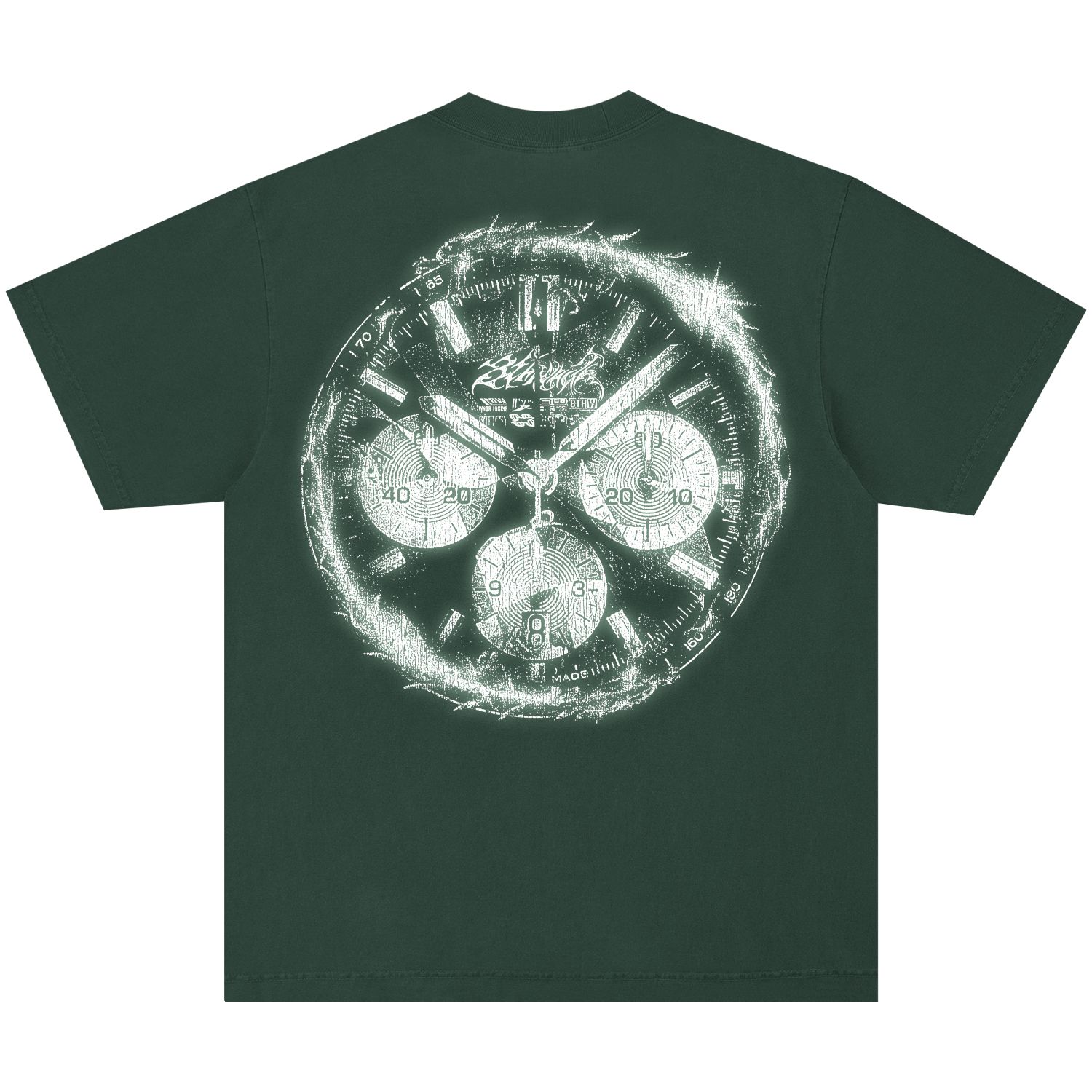 GLOW IN THE DARK WATCH TEE MOSS sold by 8thwndr
