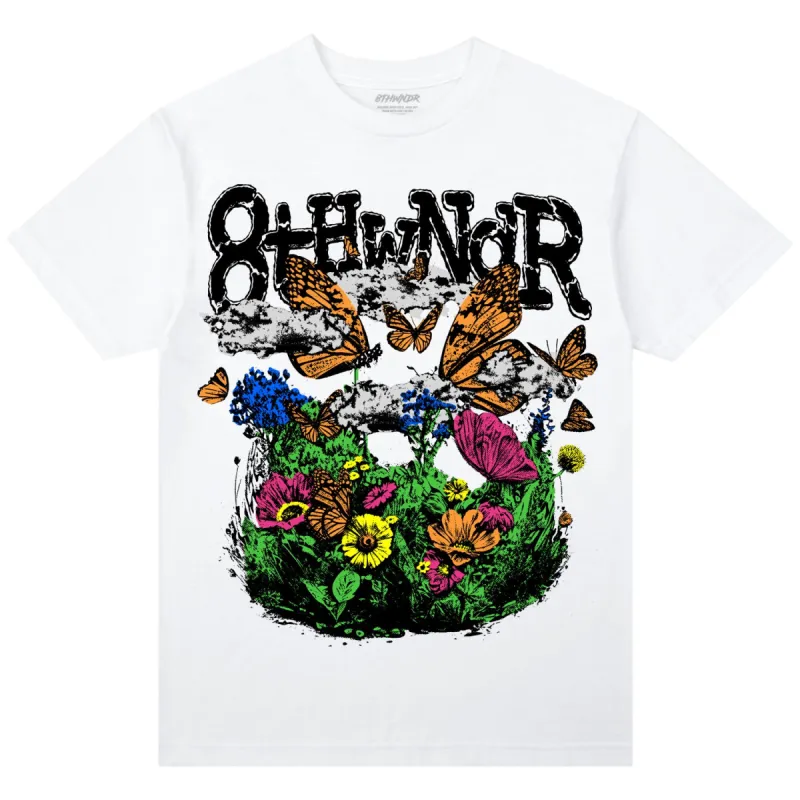 UV REACTIVE BUTTERFLY TEE WHITE sold by 8thwndr