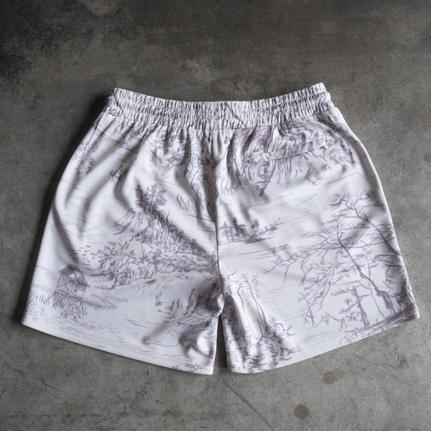 NATURE MESH SHORTS CREAM sold by 8thwndr product image thumbnail 3