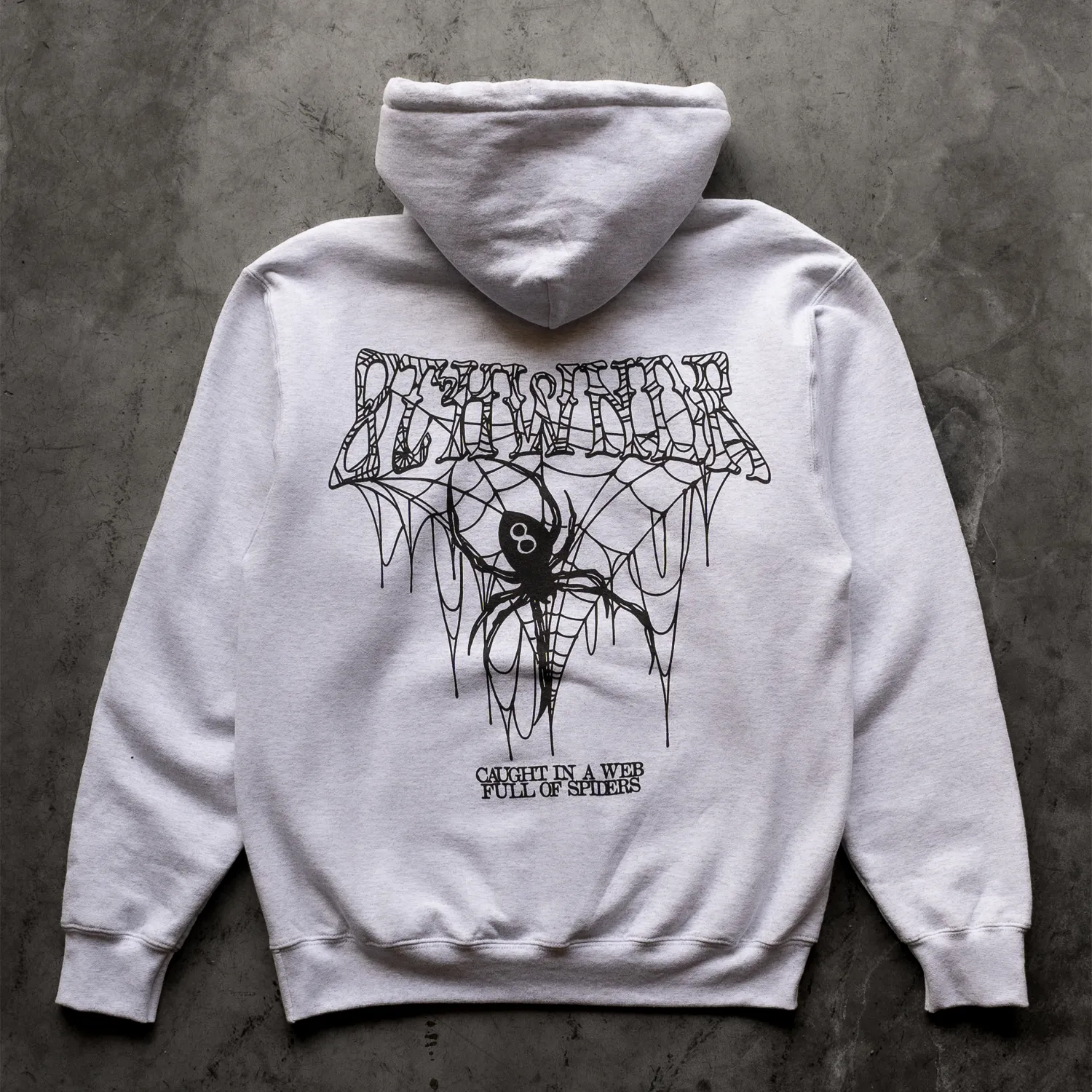 SPIDER HOODIE GREY sold by 8thwndr product image thumbnail 3