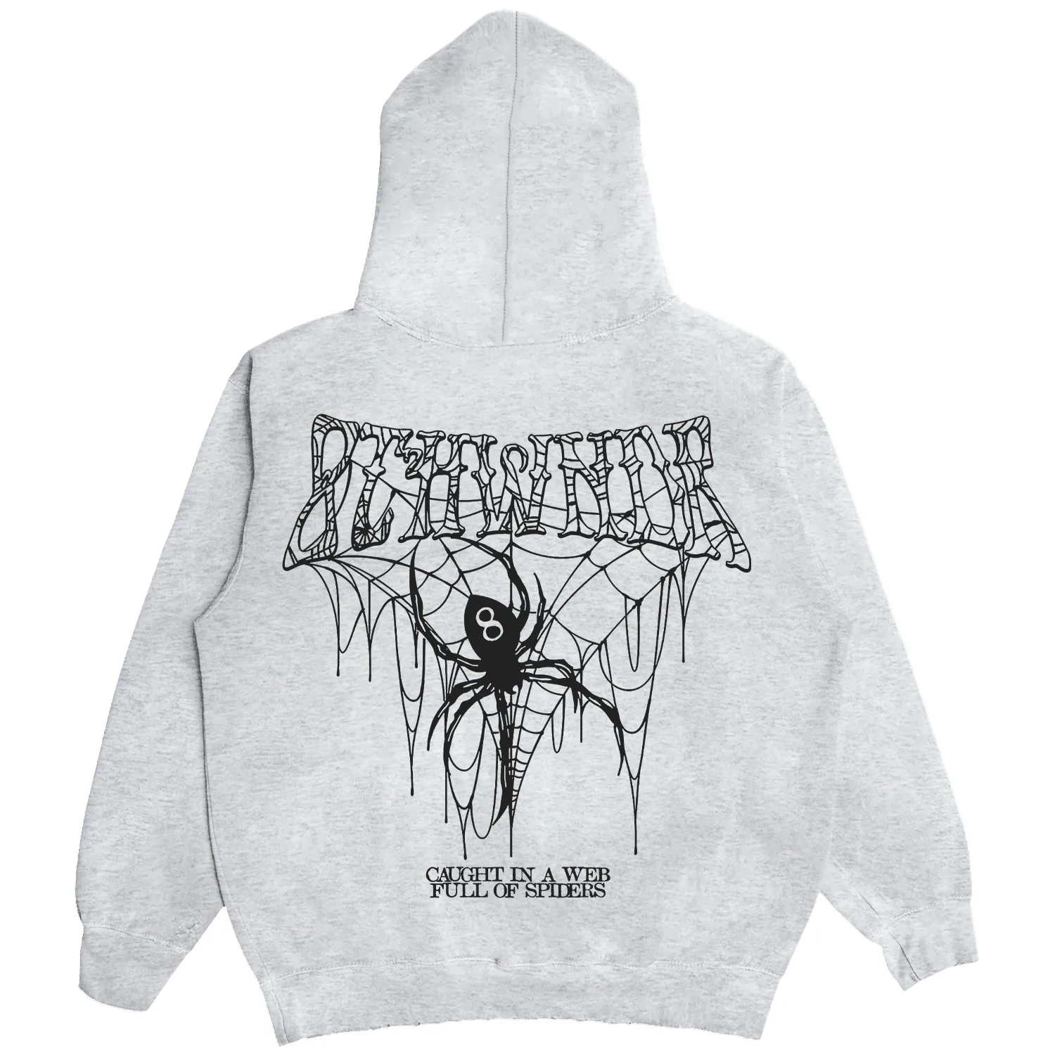 SPIDER HOODIE GREY sold by 8thwndr