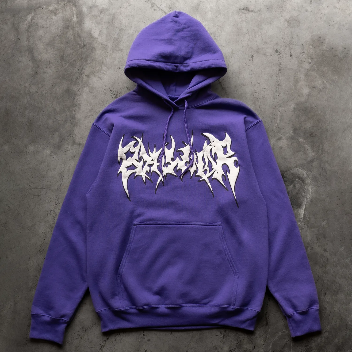 PUFF PRINT CROSS LOGO HOODIE PURPLE sold by 8thwndr product image thumbnail 2