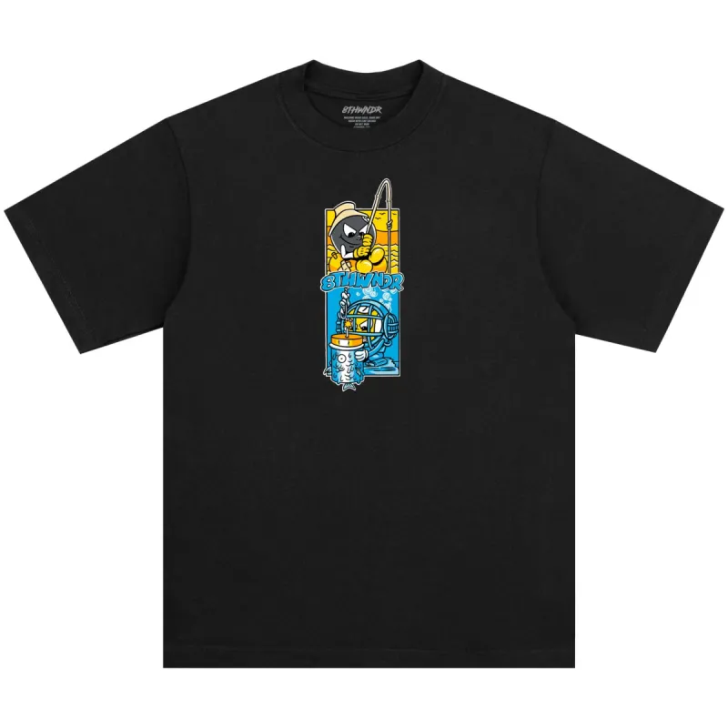FISHING TEE BLACK sold by 8thwndr
