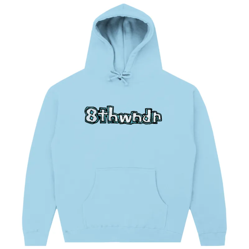 BLIND LOGO HOODIE LIGHT BLUE sold by 8thwndr