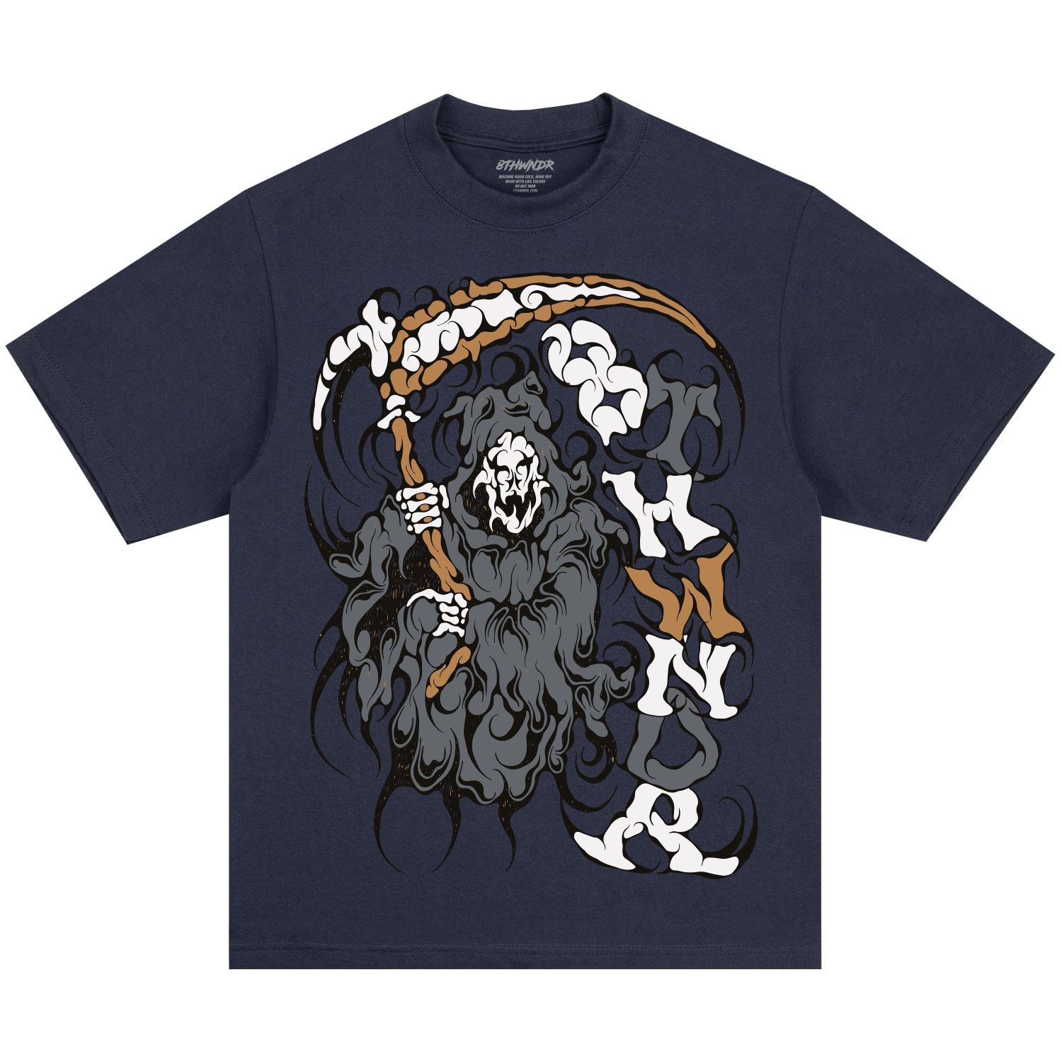 REAPER TEE NAVY sold by 8thwndr