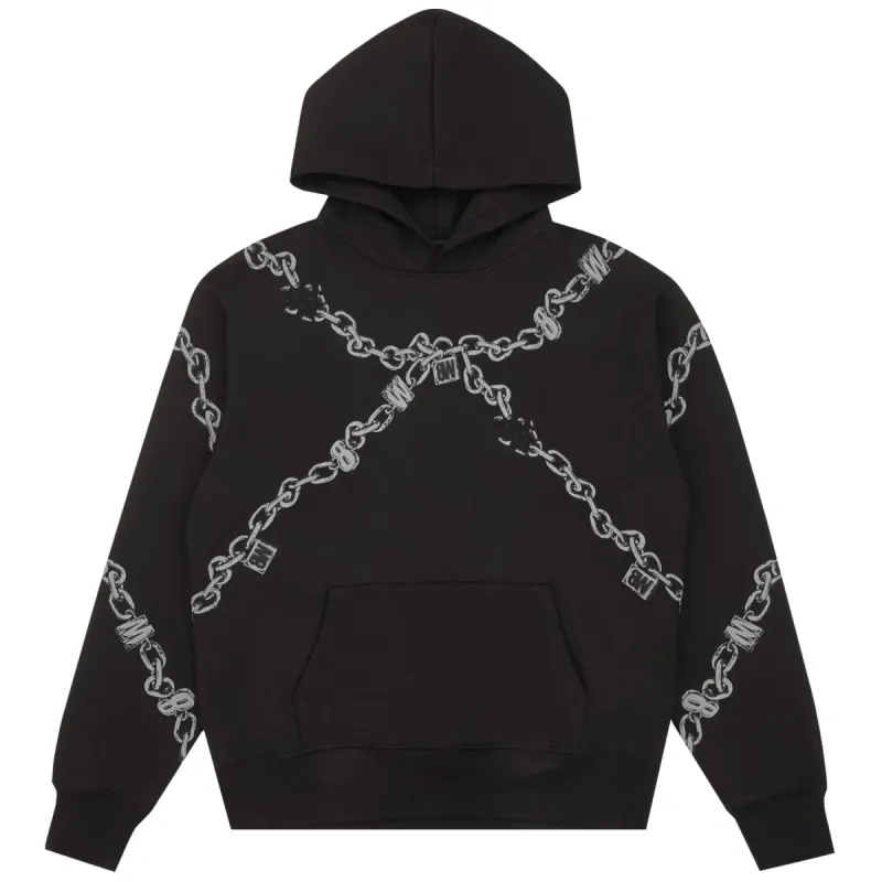 CHAIN HOODIE BLACK sold by 8thwndr