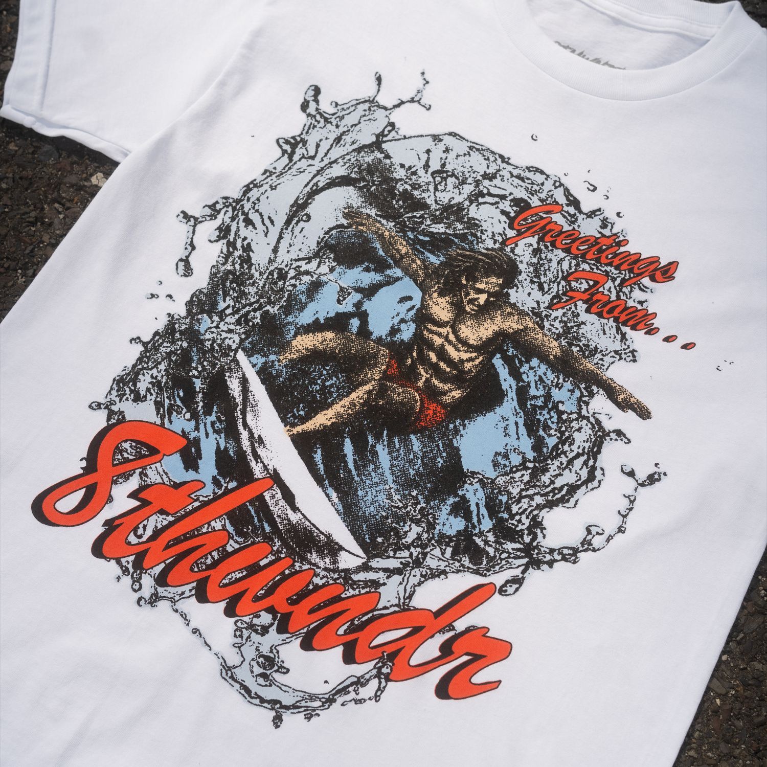 SURFING TEE WHITE sold by 8thwndr product image thumbnail 3