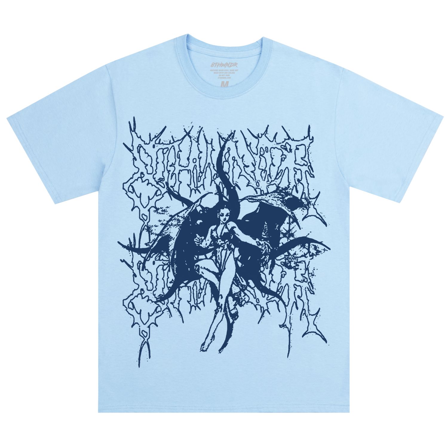 WING GIRL TEE LIGHT BLUE sold by 8thwndr