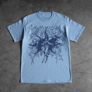 WING GIRL TEE LIGHT BLUE sold by 8thwndr