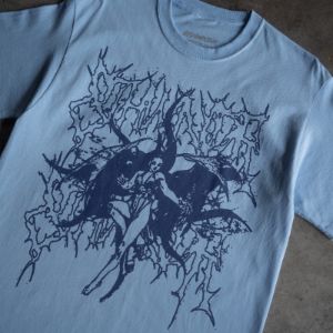 WING GIRL TEE LIGHT BLUE sold by 8thwndr