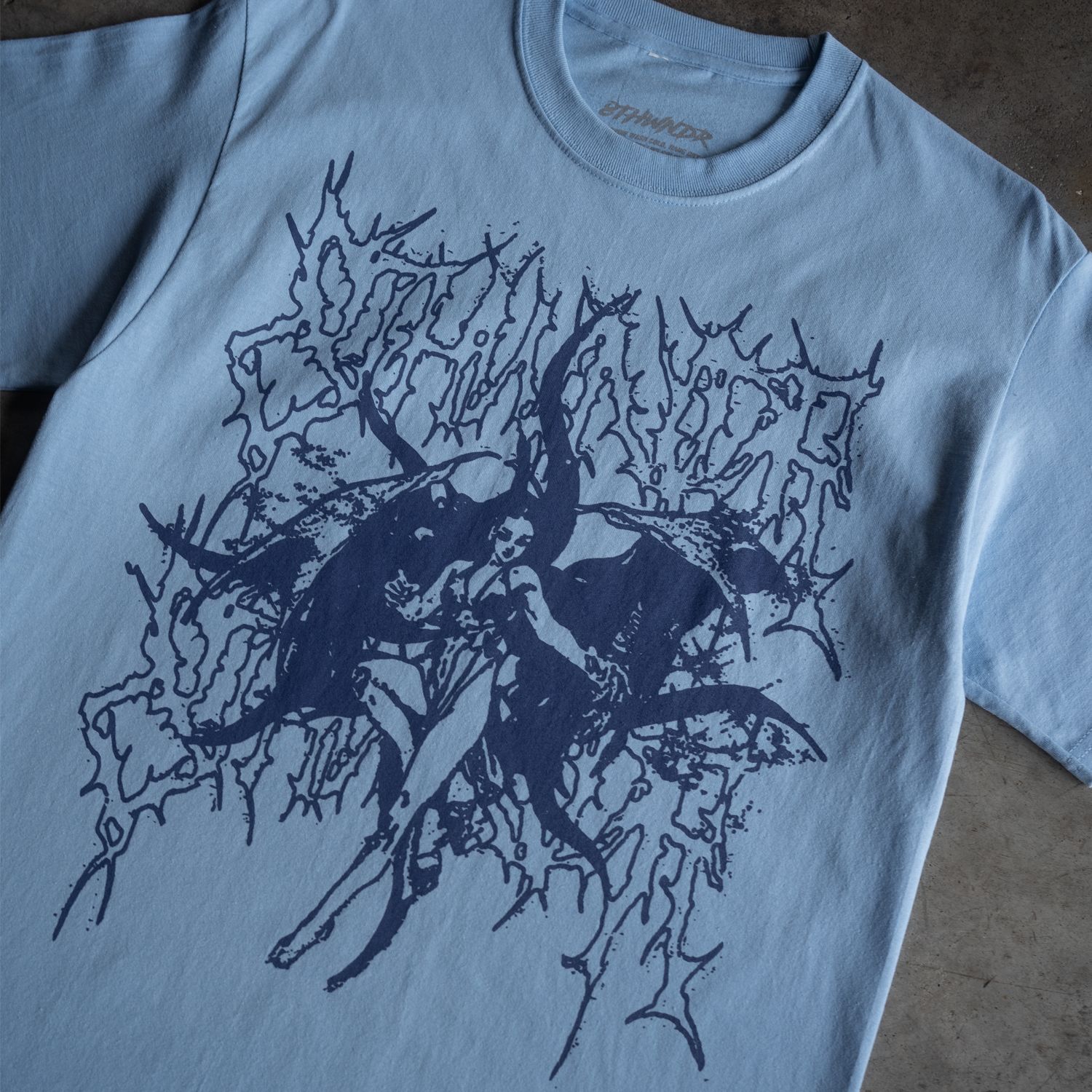 WING GIRL TEE LIGHT BLUE sold by 8thwndr product image thumbnail 3