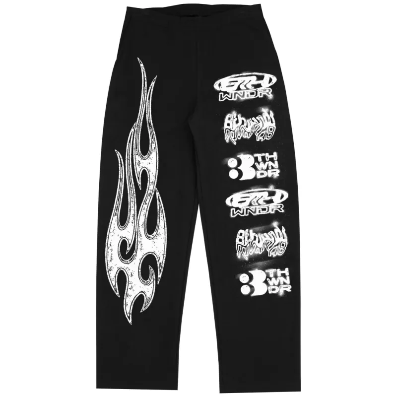 TOUR SWEATPANTS BLACK sold by 8thwndr