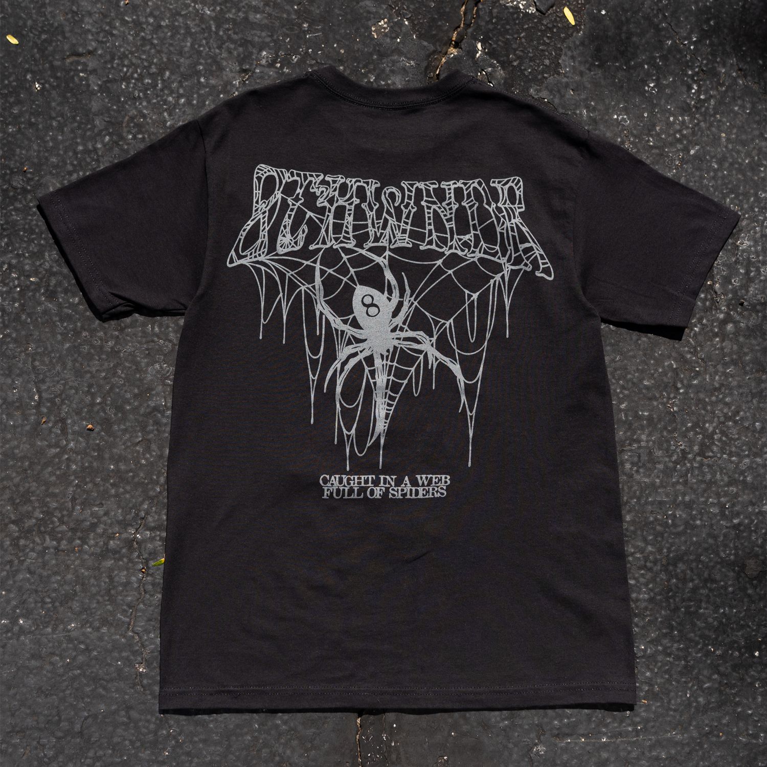 SPIDER WEB TEE BLACK sold by 8thwndr product image thumbnail 3