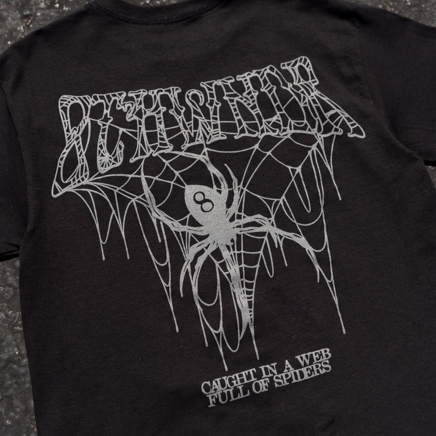 SPIDER WEB TEE BLACK sold by 8thwndr product image thumbnail 4