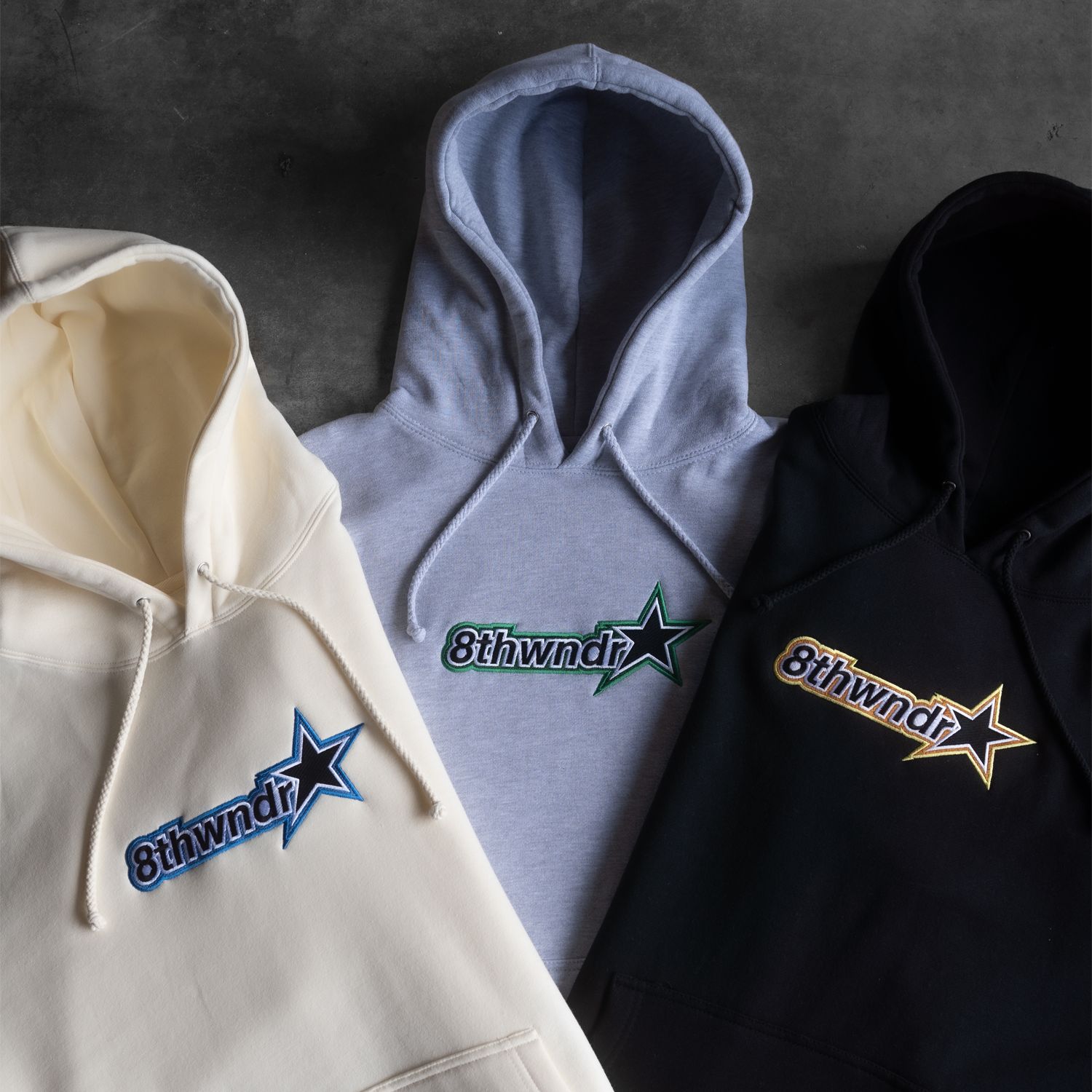 STAR LOGO HOODIE BLACK sold by 8thwndr product image thumbnail 4